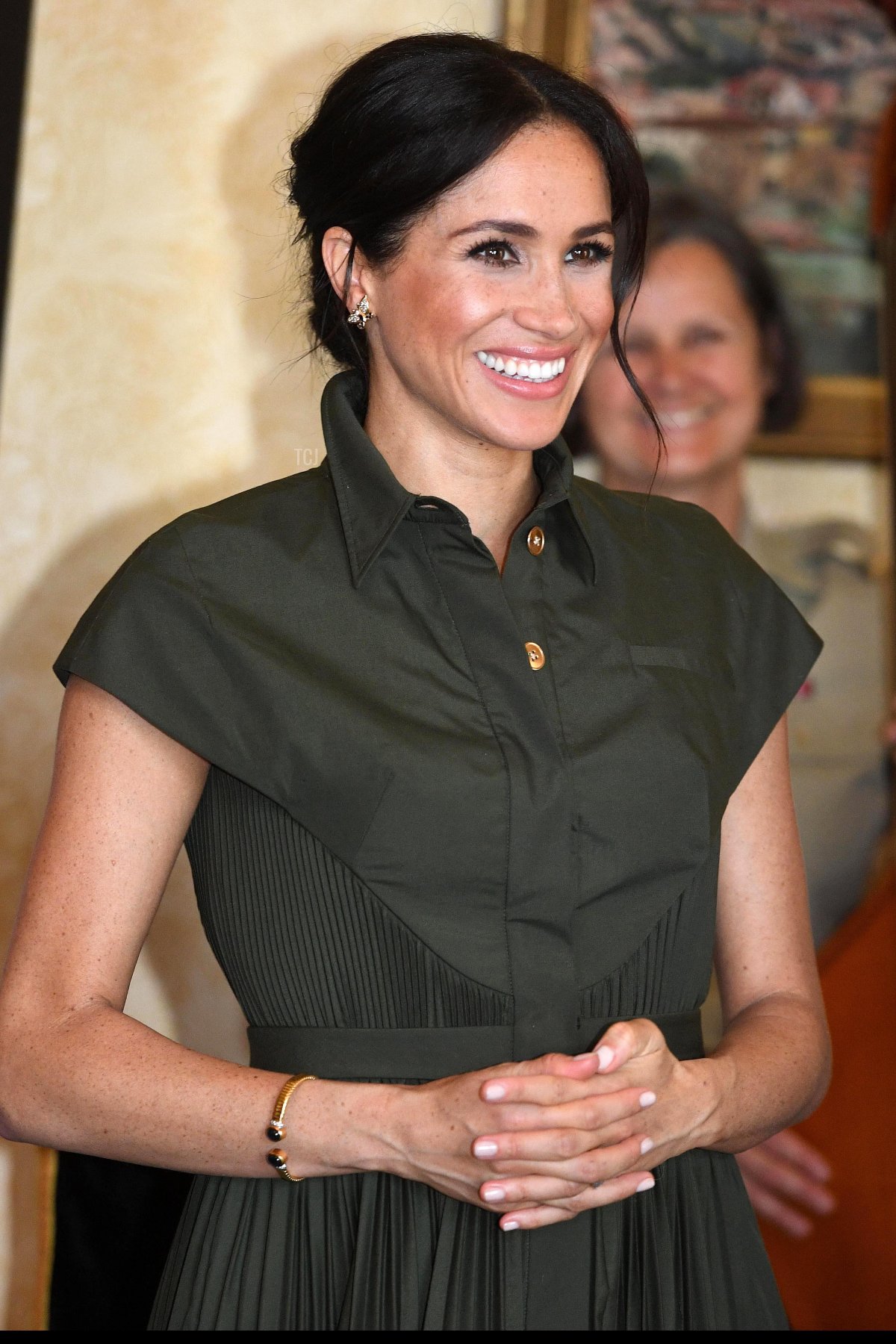 Meghan, Duchessa di Sussex partecipa a una ricezione pomeridiana ospitata dal Governatore Generale e dalla Signora Cosgrove durante il primo giorno della loro visita, il 16 ottobre 2018 a Sydney, Australia