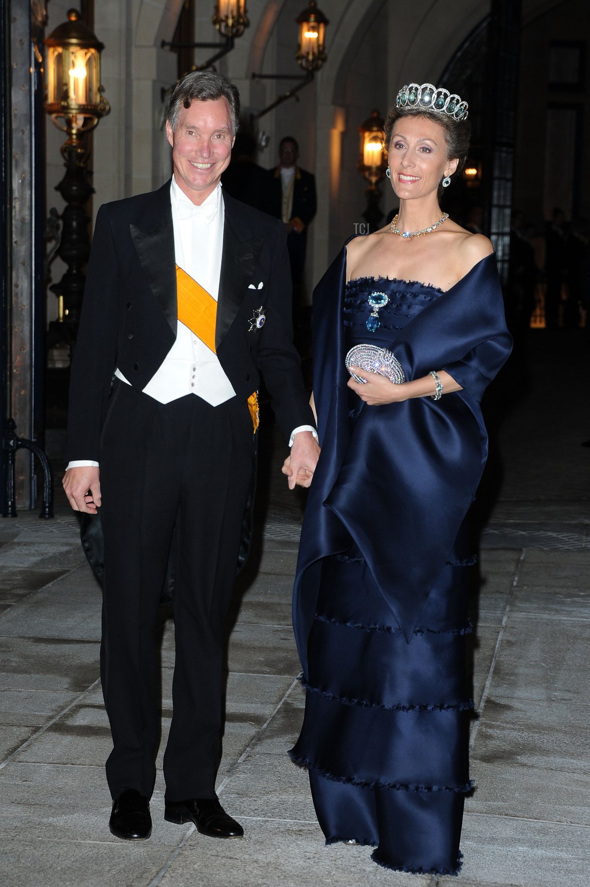 Il Principe Guillaume di Lussemburgo e la Principessa Sibilla di Lussemburgo partecipano alla cena di Gala per il matrimonio del Principe Guillaume di Lussemburgo e Stephanie de Lannoy al Palazzo Granducale il 19 ottobre 2012 a Lussemburgo