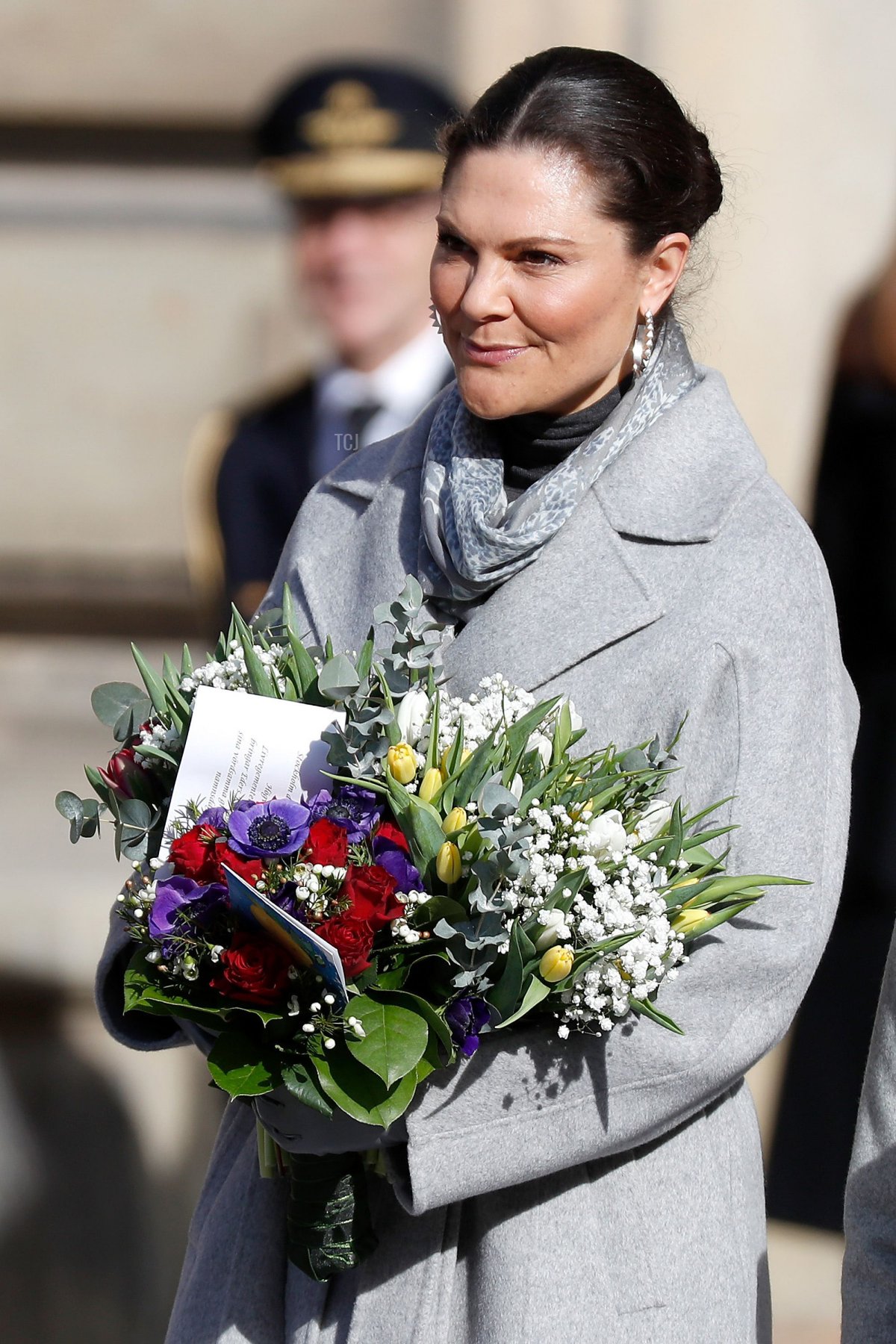 La Corona della Principessa Vittoria di Svezia partecipa ai festeggiamenti della Giornata del Nome della Principessa al Palazzo Reale di Stoccolma il 12 marzo 2022 a Stoccolma, Svezia