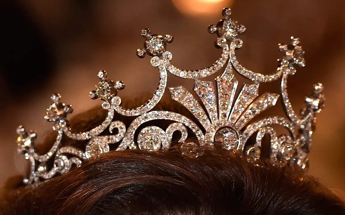 La regina Silvia di Svezia partecipa al banchetto del Premio Nobel a Stoccolma il 10 dicembre 2015 (Pascal Le Segretain/Getty Images)