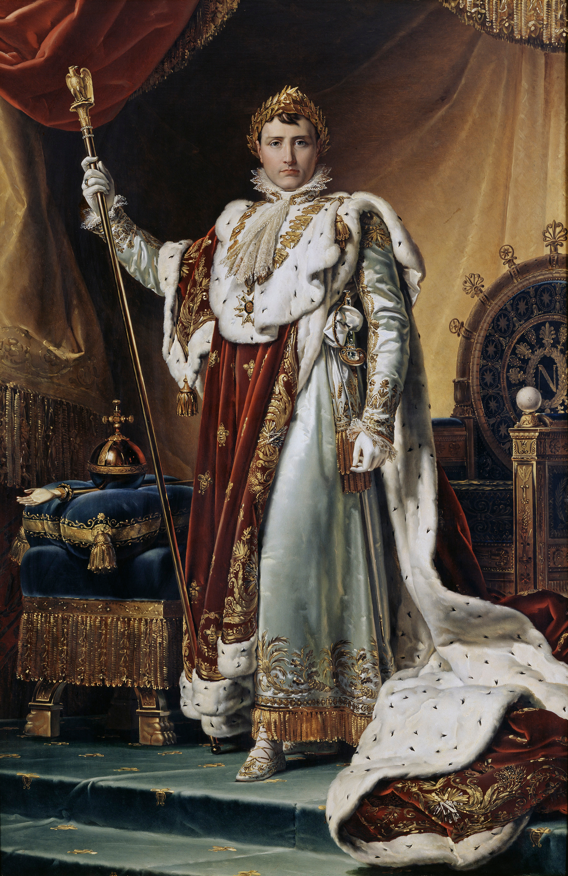 Napoleone in Robe di Incoronazione di François Gérard, 1805 (Musée national du Château de Fontainebleau)