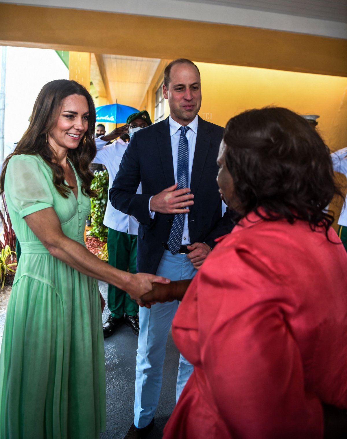 Il Principe William e Catherine Duchessa di Cambridge per una cerimonia speciale presso la Sybil Strachan Primary School