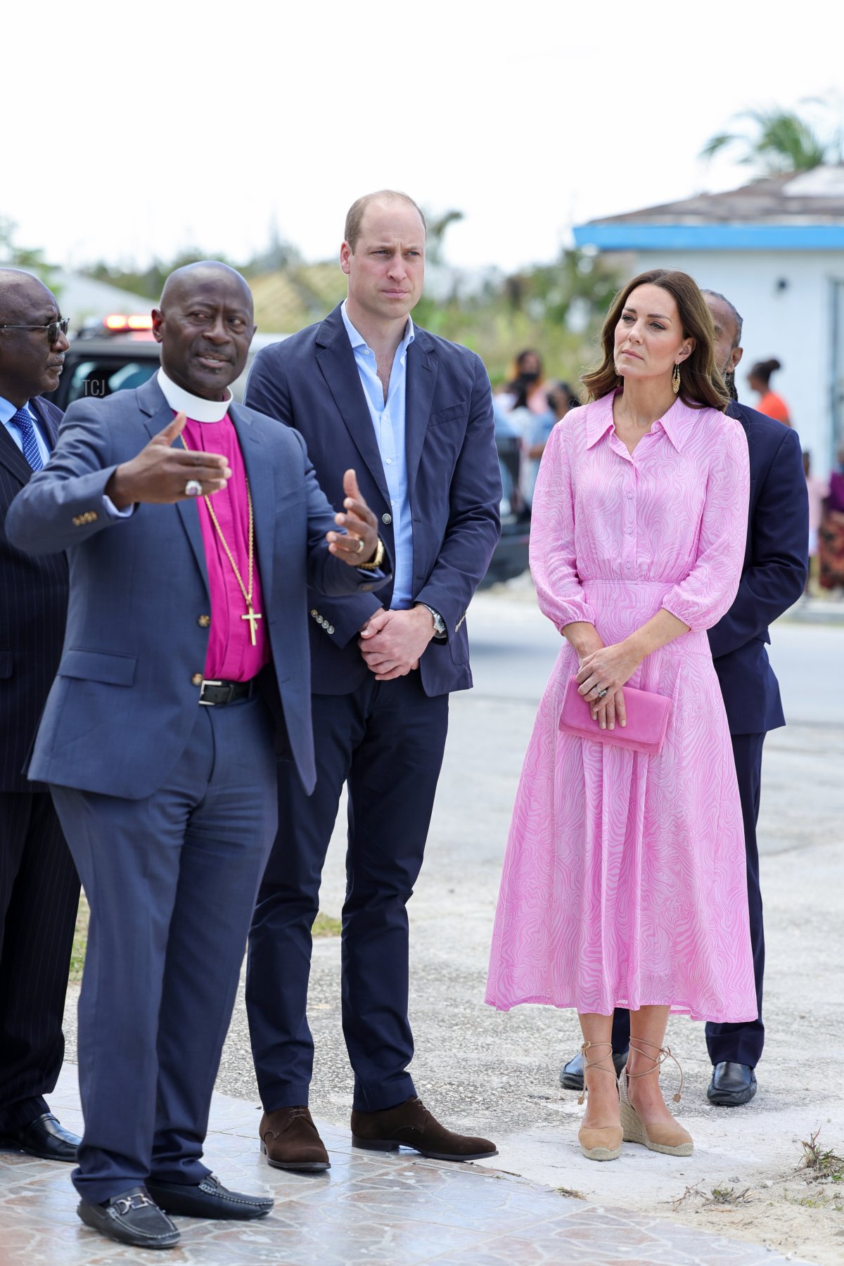 Prince William, Duca di Cambridge e Catherine, Duchessa di Cambridge durante una visita alla Chiesa Evangelica Daystar