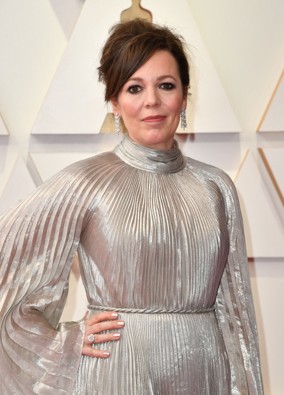 L'attrice britannica Olivia Colman partecipa ai 94° Premi Oscar al Dolby Theatre di Hollywood, California il 27 marzo 2022