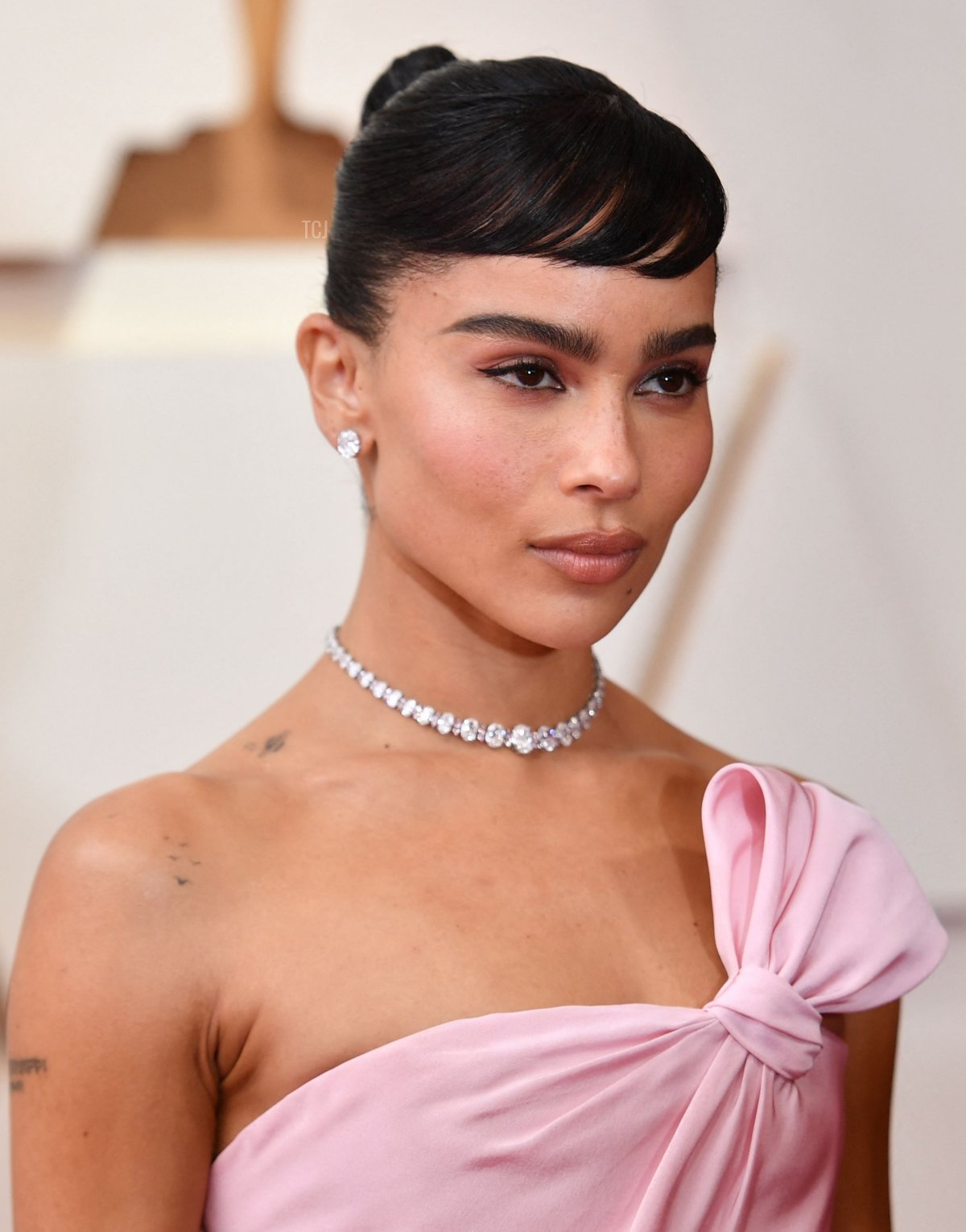 L'attrice americana Zoe Kravitz partecipa ai 94° Premi Oscar al Dolby Theatre di Hollywood, California il 27 marzo 2022