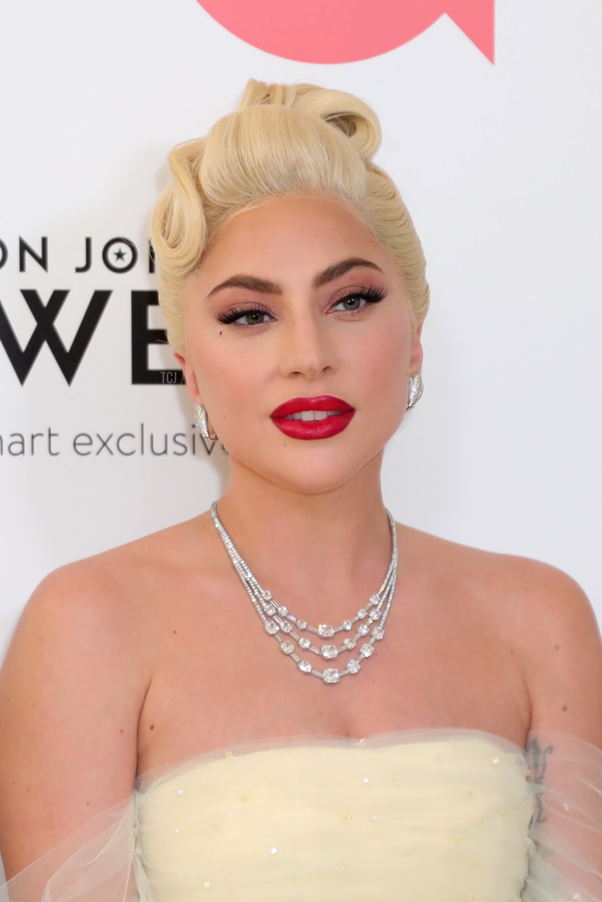 Lady Gaga partecipa alla 30° Annual Academy Awards Viewing Party della Elton John AIDS Foundation il 27 marzo 2022 in West Hollywood, California