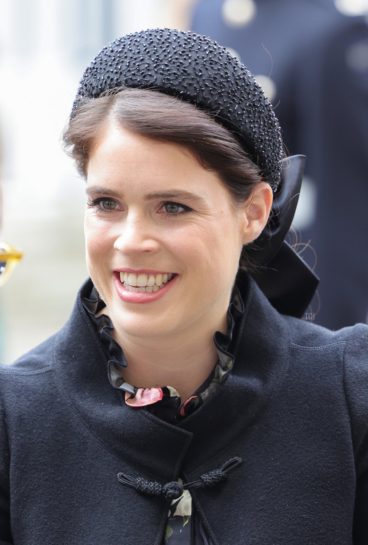 La Principessa Eugenie di York partecipa al servizio commemorativo per il Duca di Edimburgo all'Abbazia di Westminster il 29 marzo 2022 a Londra, Inghilterra