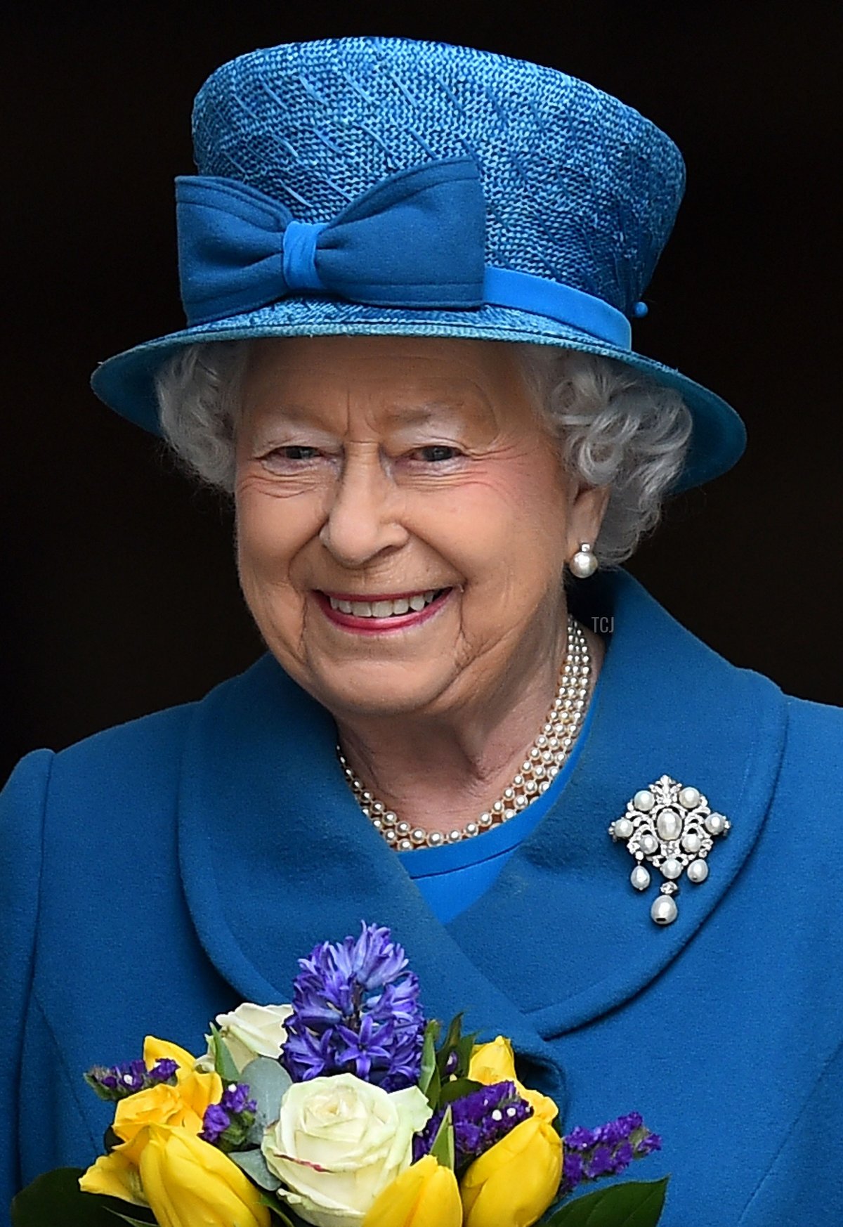 La Regina Elisabetta II lascia la Cattedrale di St Paul a Londra il 13 marzo 2015, dopo aver partecipato a un servizio commemorativo segnalando la fine delle operazioni di combattimento della Gran Bretagna in Afghanistan