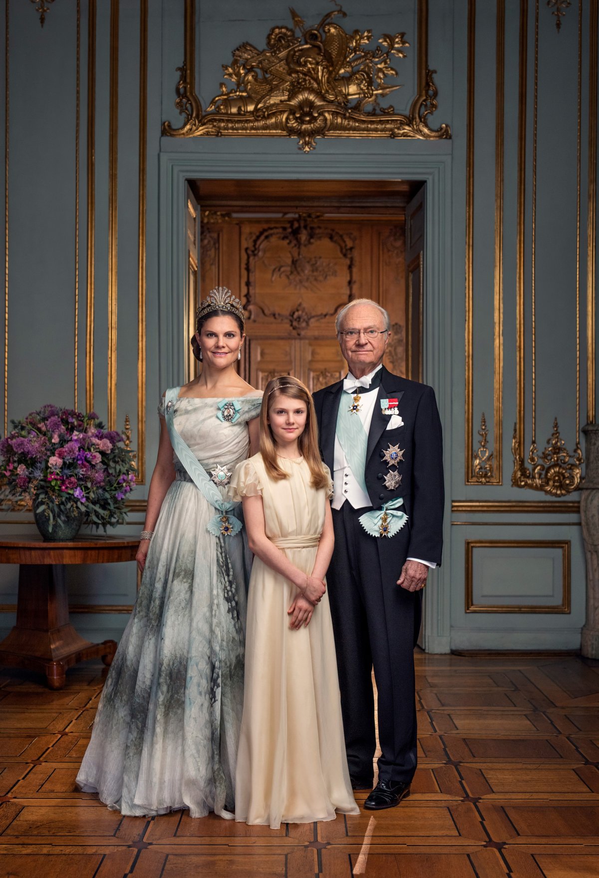 Crown Princess Victoria, Princess Estelle, King Carl XVI Gustaf