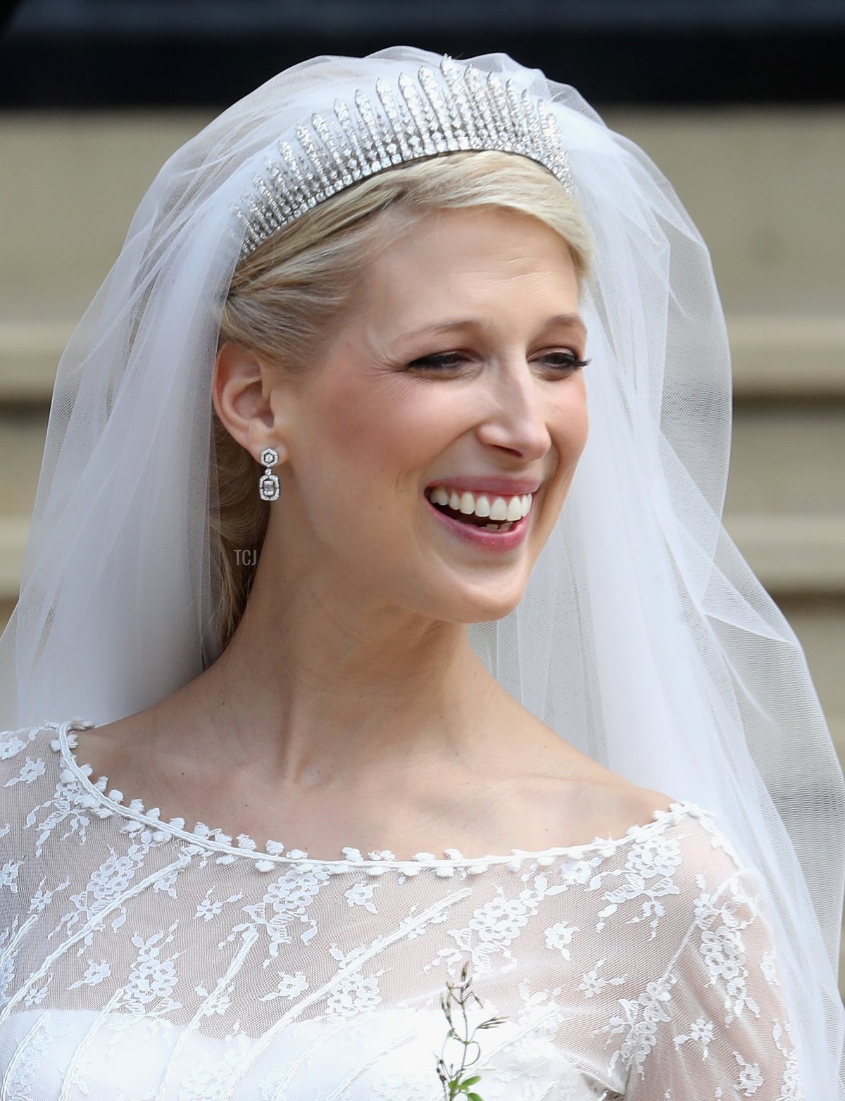 Lady Gabriella Windsor durante il suo matrimonio con Thomas Kingston presso la Cappella di St George, Castello di Windsor il 18 maggio 2019 a Windsor, Inghilterra