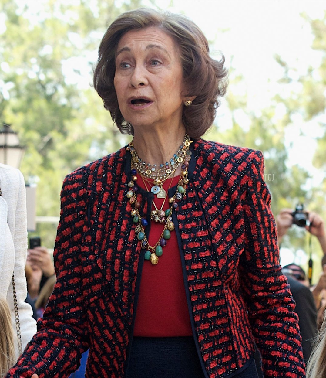 Le Royal Family spagnola a Messa di Pasqua alla Cattedrale di Palma di Maiorca il 8 aprile 2012