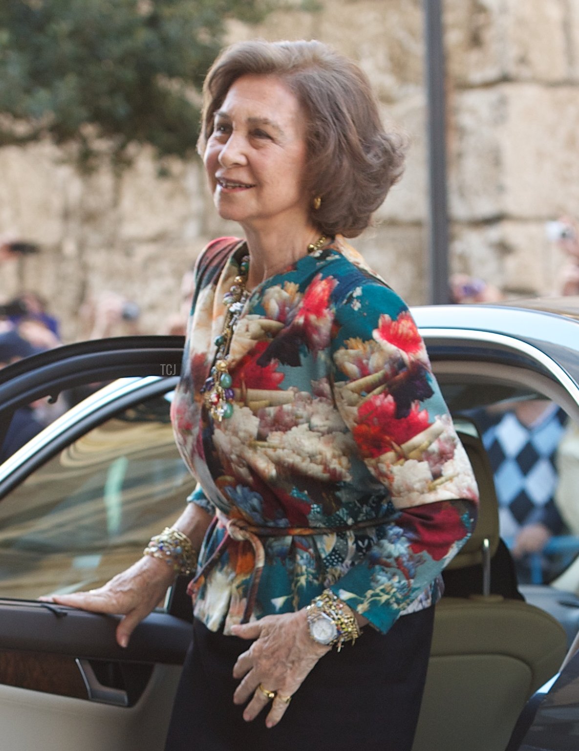 La Regina Sofia di Spagna partecipa alla Messa di Pasqua alla Cattedrale di Palma di Maiorca il 31 marzo 2013