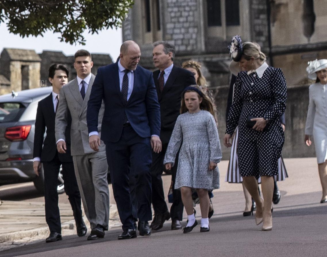 Il Principe William, Duca di Cambridge, e Catherine, Duchessa di Cambridge, partecipano al servizio di Mattutino di Pasqua presso la Cappella di St George al Castello di Windsor il 17 aprile 2022 a Windsor, Inghilterra