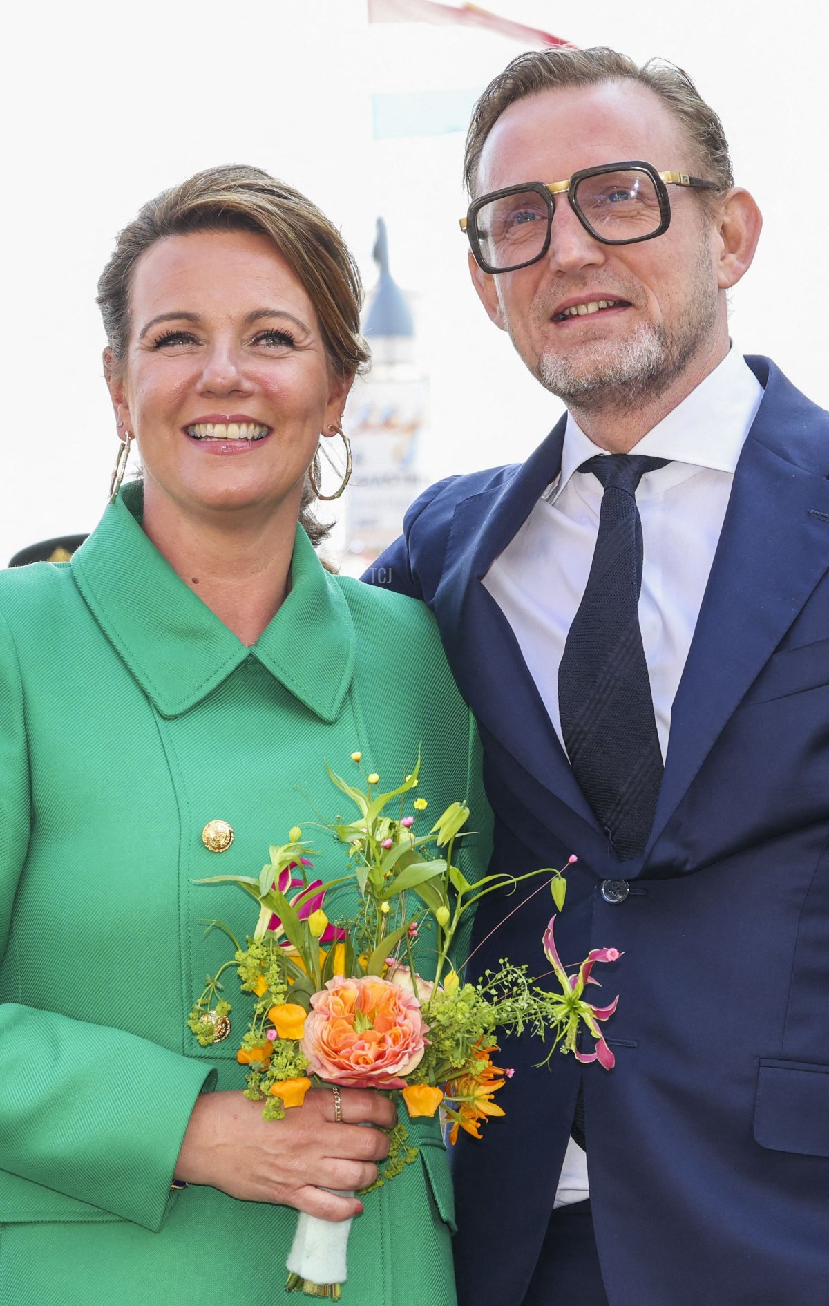 Principessa Annette (L) e Principe Bernard dei Paesi Bassi partecipano a un raduno per il Giorno del Re a Maastricht, il 27 aprile 2022