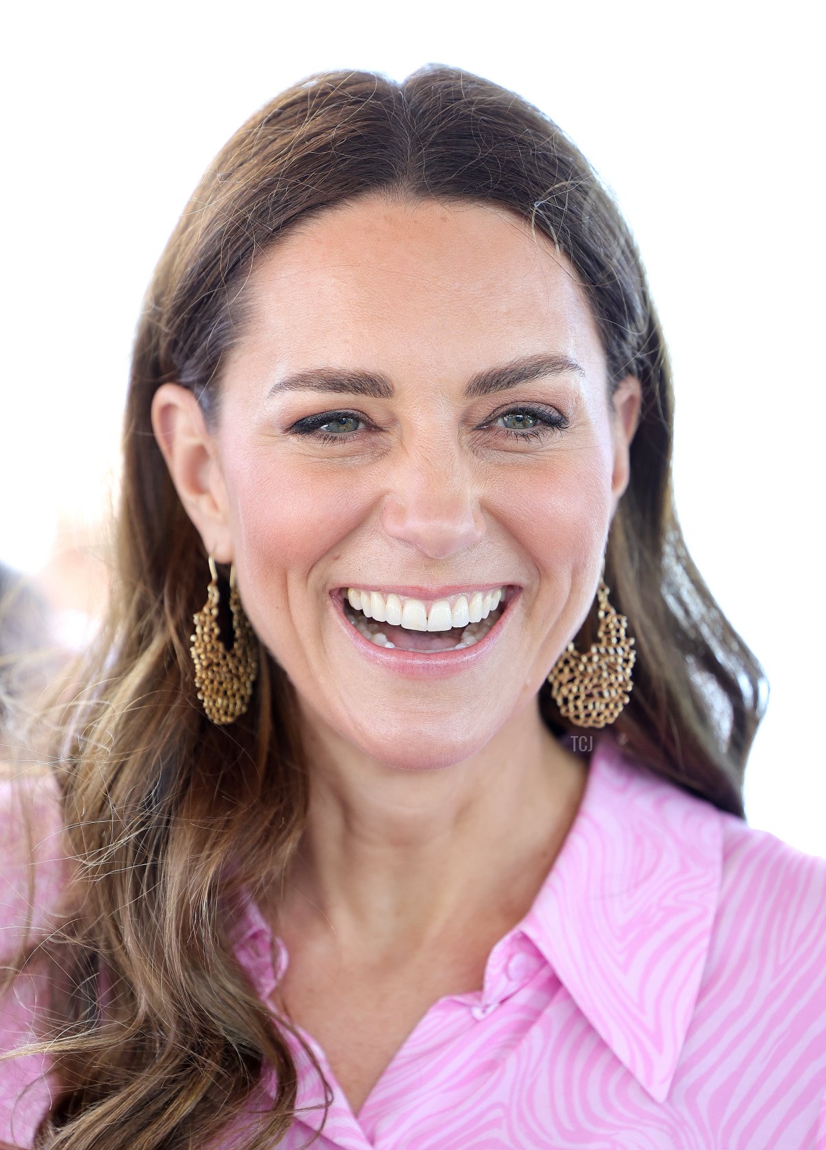 Catherine, Duchess of Cambridge during a visit to Abaco on March 26, 2022 in Great Abaco, Bahamas