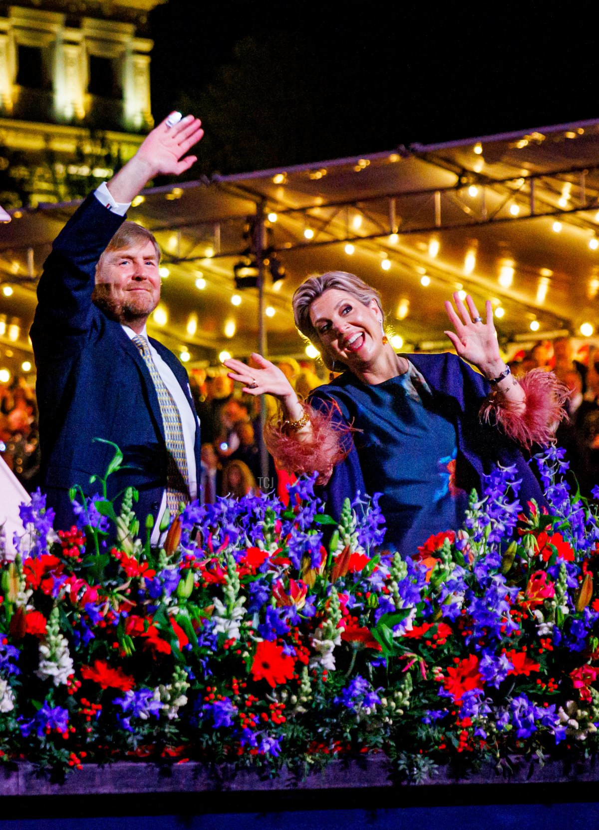 Re Guglielmo Alessandro e Regina Massima dei Paesi Bassi al Festival del Giorno della Liberazione il 5 maggio 2022 in Amsterdam, Paesi Bassi