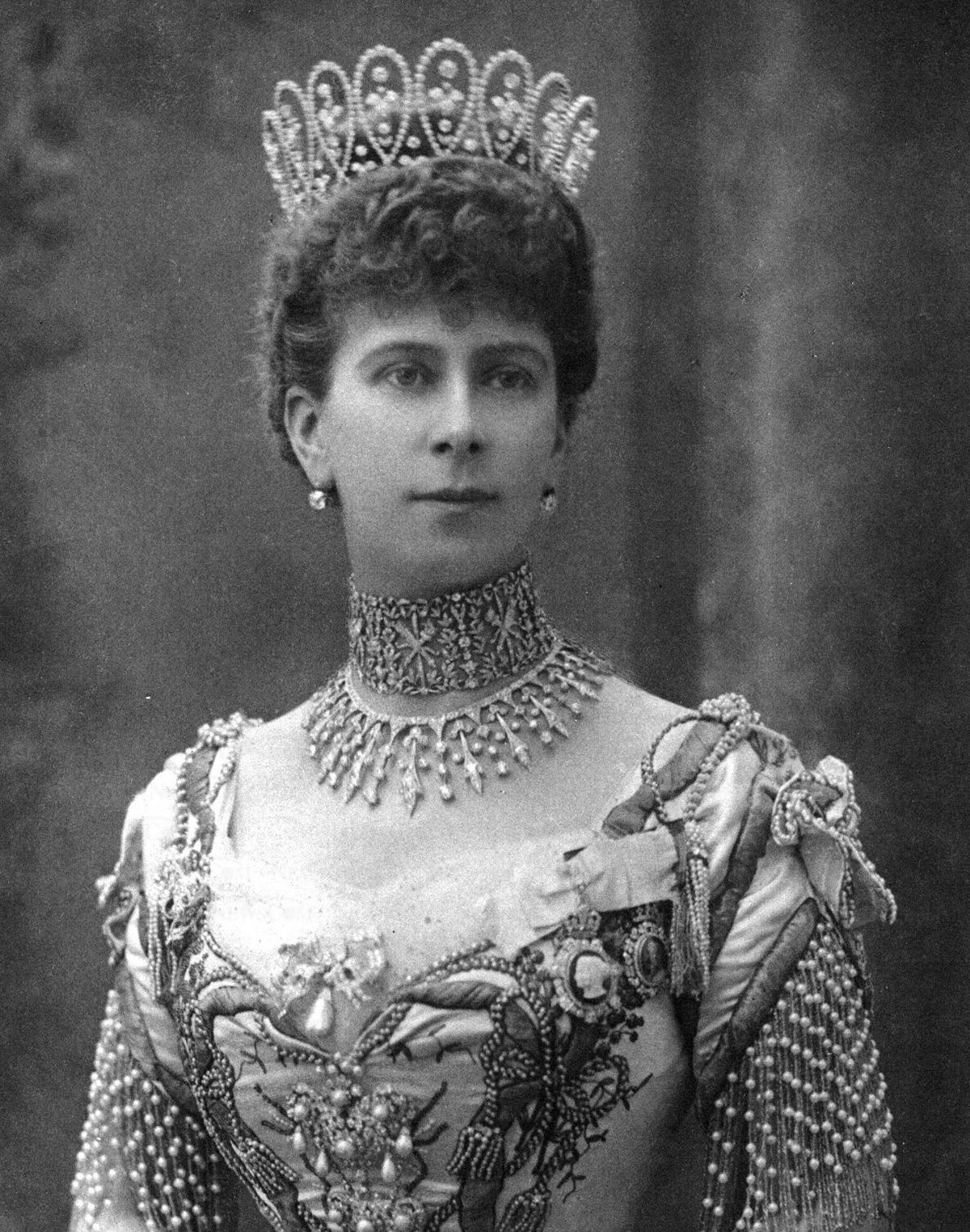 Queen Mary, photographed at the time of the coronation in 1902