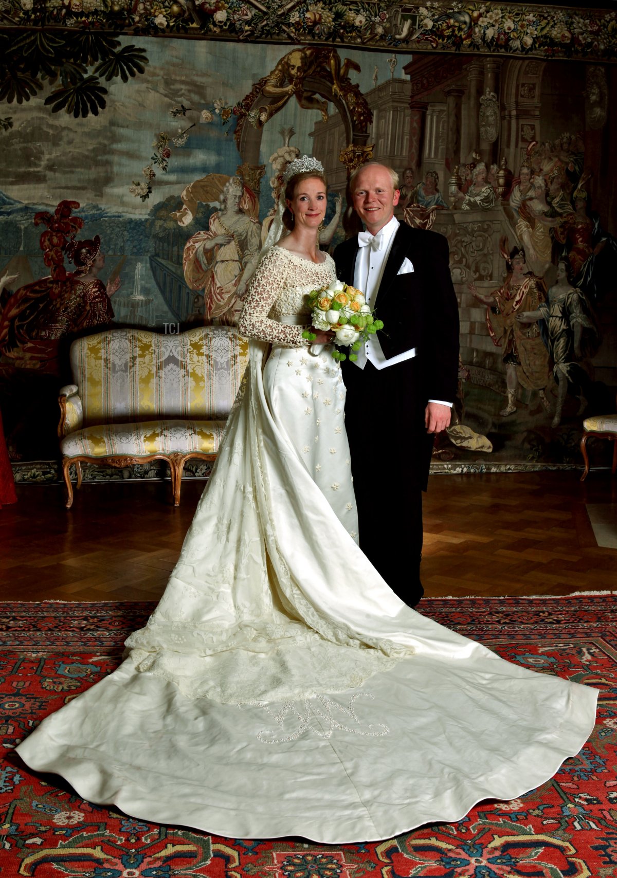 La Principessa Nathalie zu Sayn-Wittgenstein-Berleburg e il marito Alexander Johannsmann celebrano il loro matrimonio il 18 giugno 2011 a Bad Berleburg, Germania