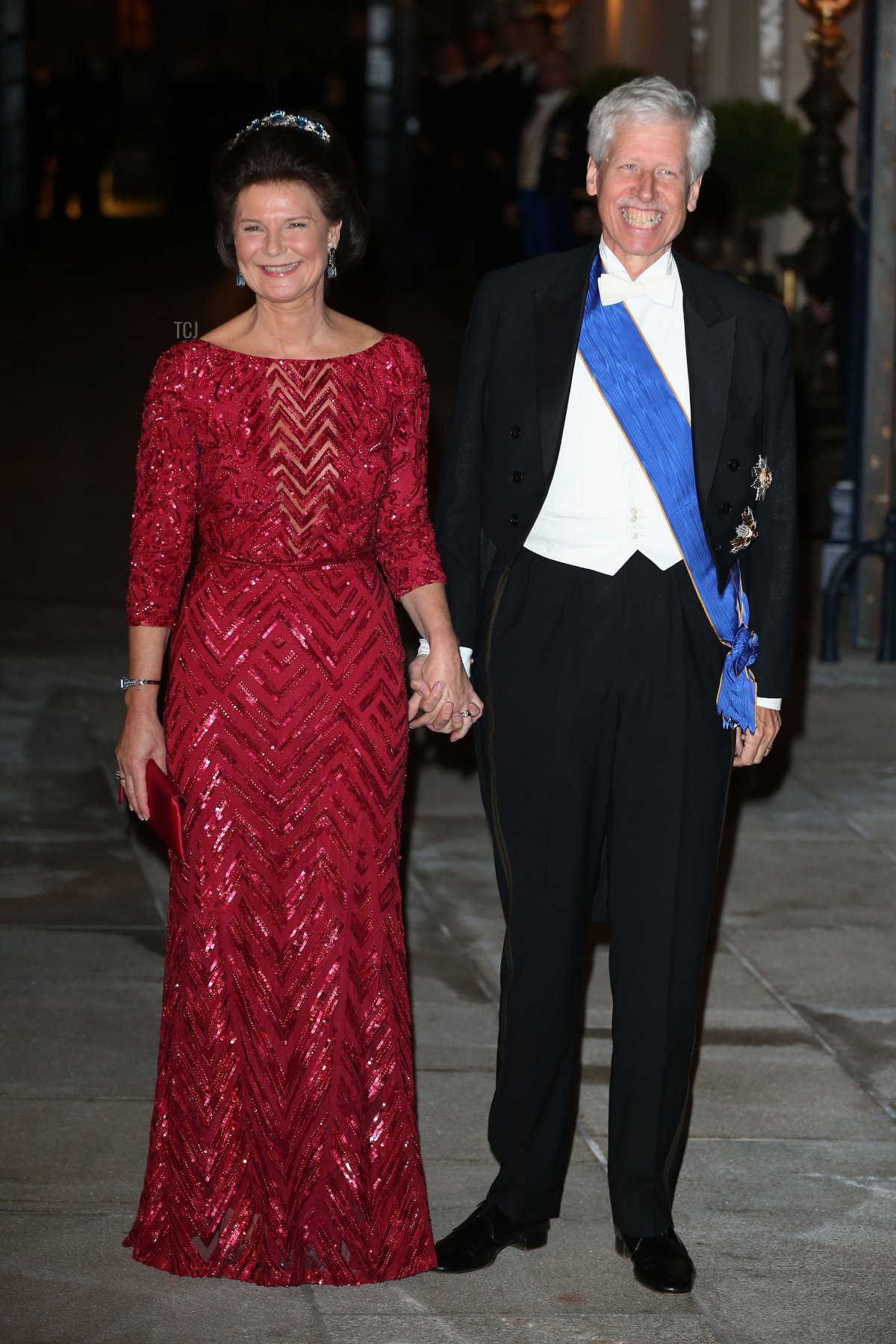 Il Principe Nicolaus del Liechtenstein e la Principessa Margaretha del Liechtenstein partecipano alla cena di gala per il matrimonio del Principe Guillaume di Lussemburgo e Stephanie de Lannoy al Palazzo Granducale il 19 ottobre 2012 in Lussemburgo