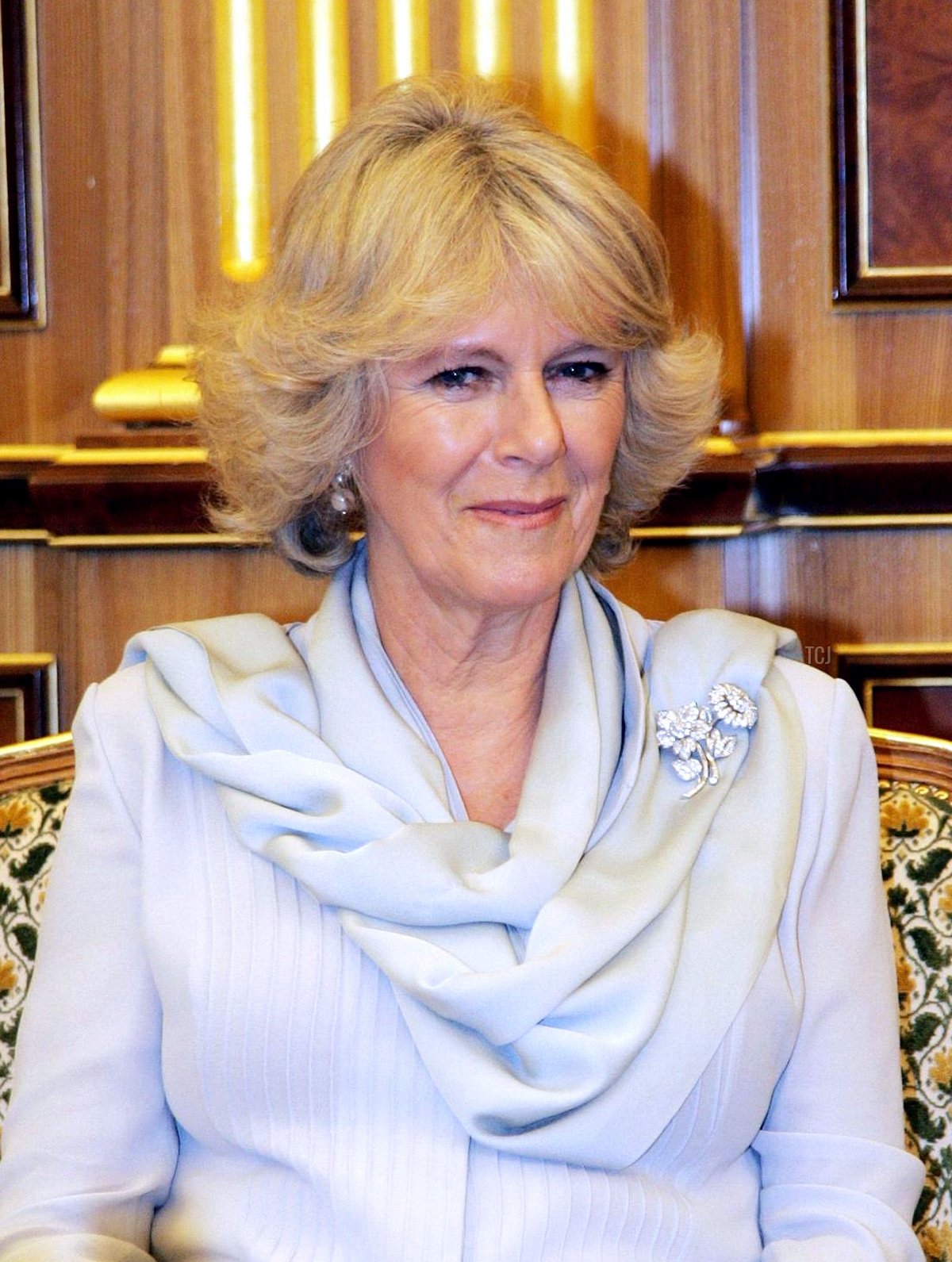 La Duchessa di Cornovaglia Camilla incontra il Re Saudita Abdullah Bin Abdulaziz (non presente), a Riyadh, 25 marzo 2006