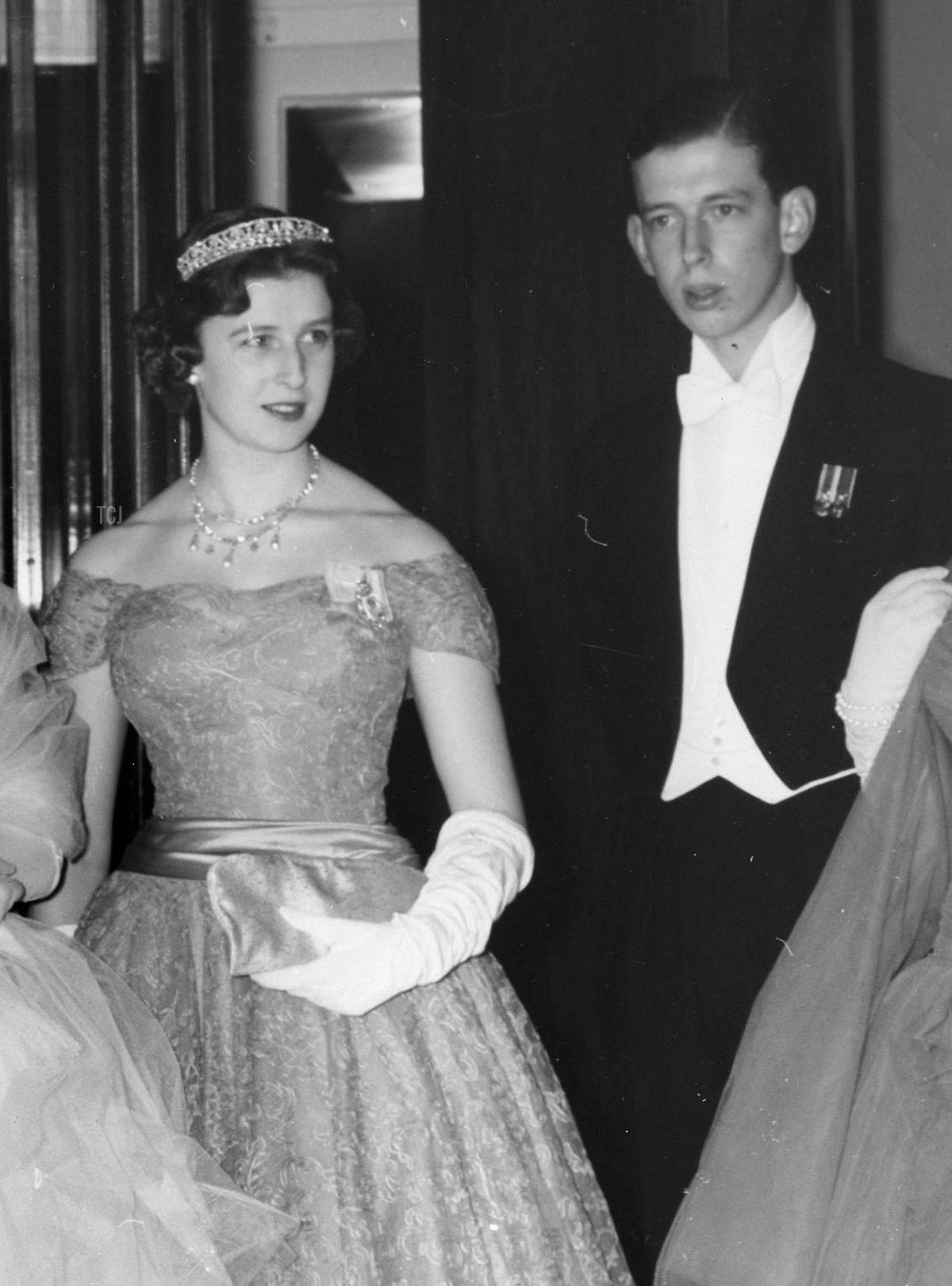 La Principessa Alexandra di Kent e il Duca di Kent, 1955