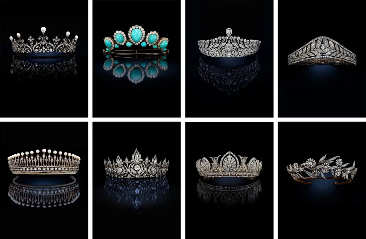 Tiara esposte da Sotheby's, 2022