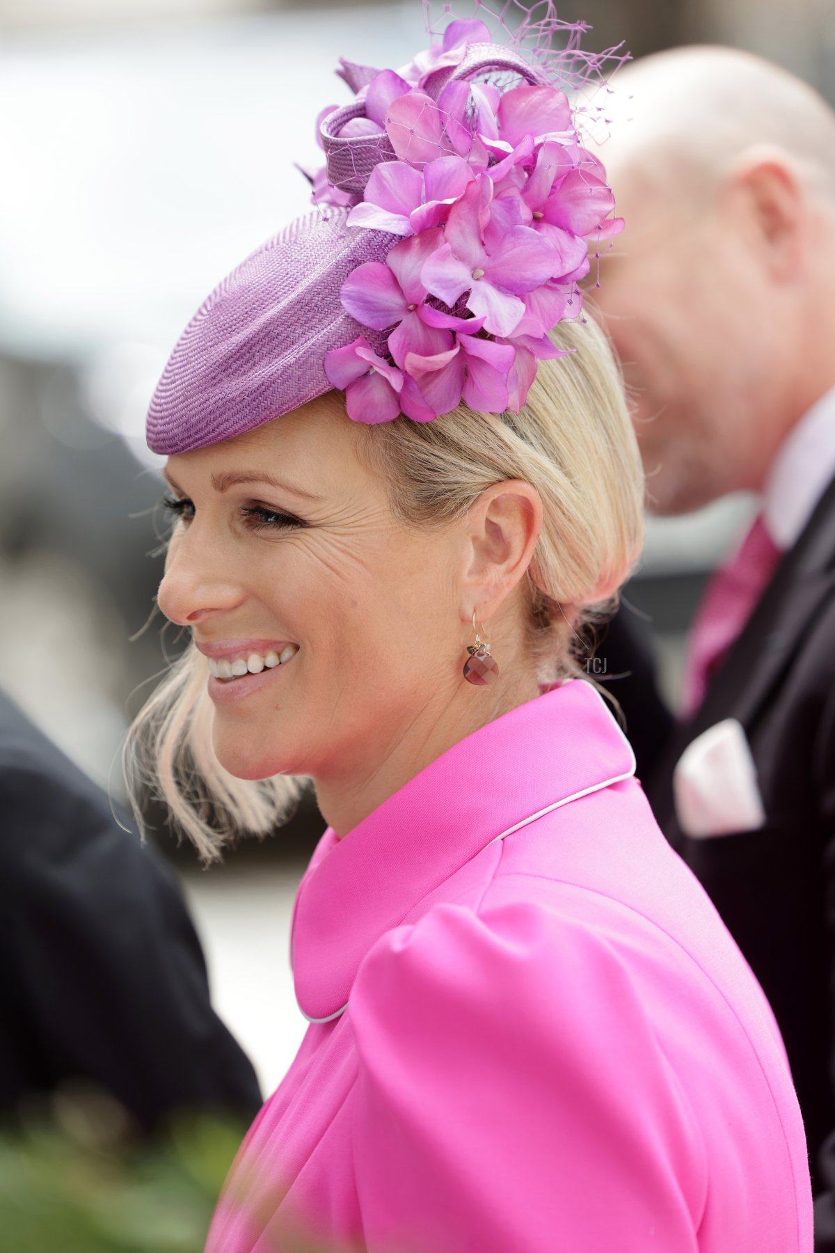 Zara Tindall arriva per la reception del Lord Mayor per il Servizio Nazionale di Ringraziamento al Guildhall il 03 Giugno 2022 a Londra, Inghilterra