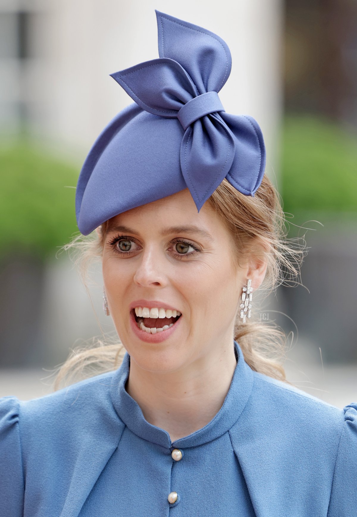 La Principessa Beatrice arriva per la reception del Lord Mayor per il Servizio Nazionale di Ringraziamento al Guildhall il 03 Giugno 2022 a Londra, Inghilterra