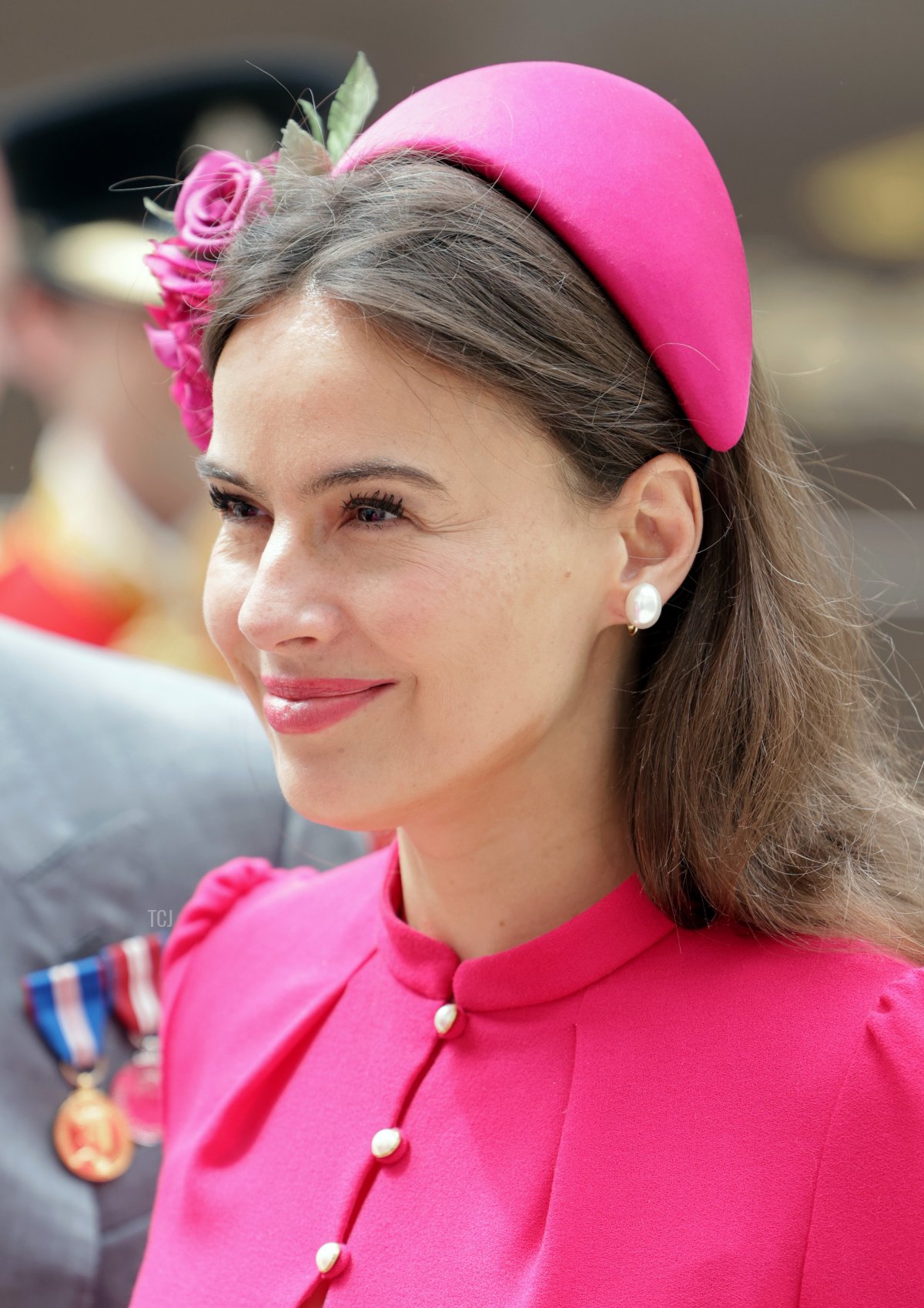 Sophie Winkleman arriva per la reception del Lord Mayor per il Servizio Nazionale di Ringraziamento al Guildhall il 03 Giugno 2022 a Londra, Inghilterra