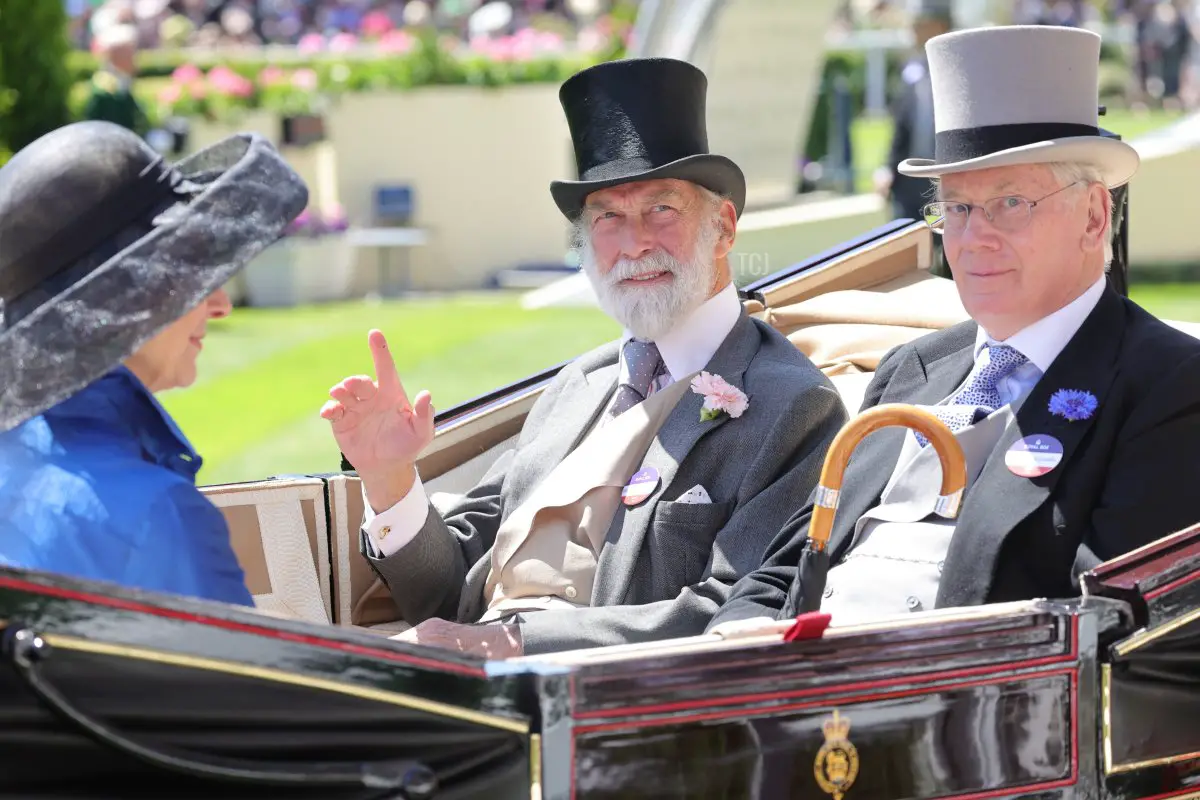 Il Principe Micheal di Kent e il Principe Richard Duca di Gloucester partecipano a Royal Ascot 2022 presso l'ippodromo di Ascot il 14 Giugno 2022 ad Ascot, Inghilterra