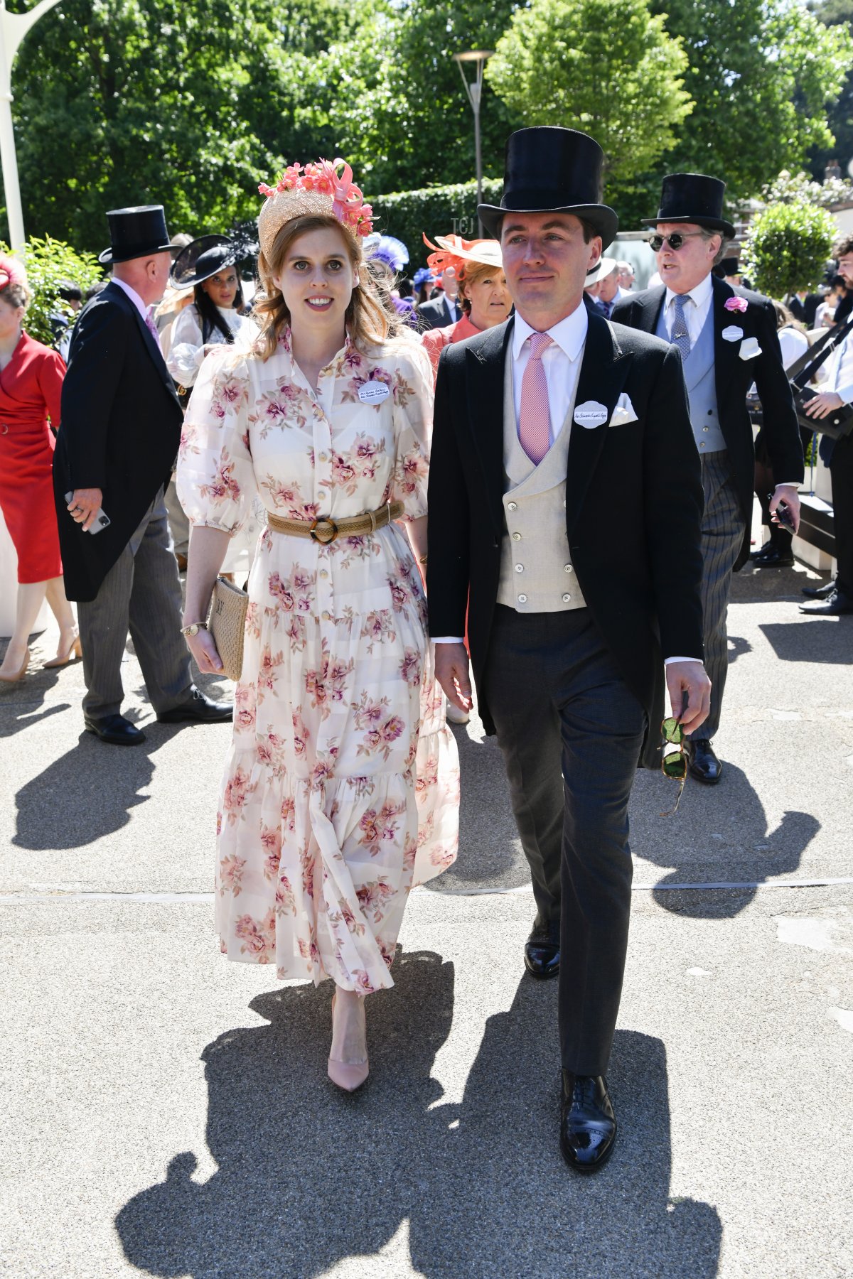 La Principessa Beatrice e Edoardo Mapelli Mozzi arrivano a Royal Ascot 2022 presso l'ippodromo di Ascot il 18 Giugno 2022 ad Ascot, Inghilterra