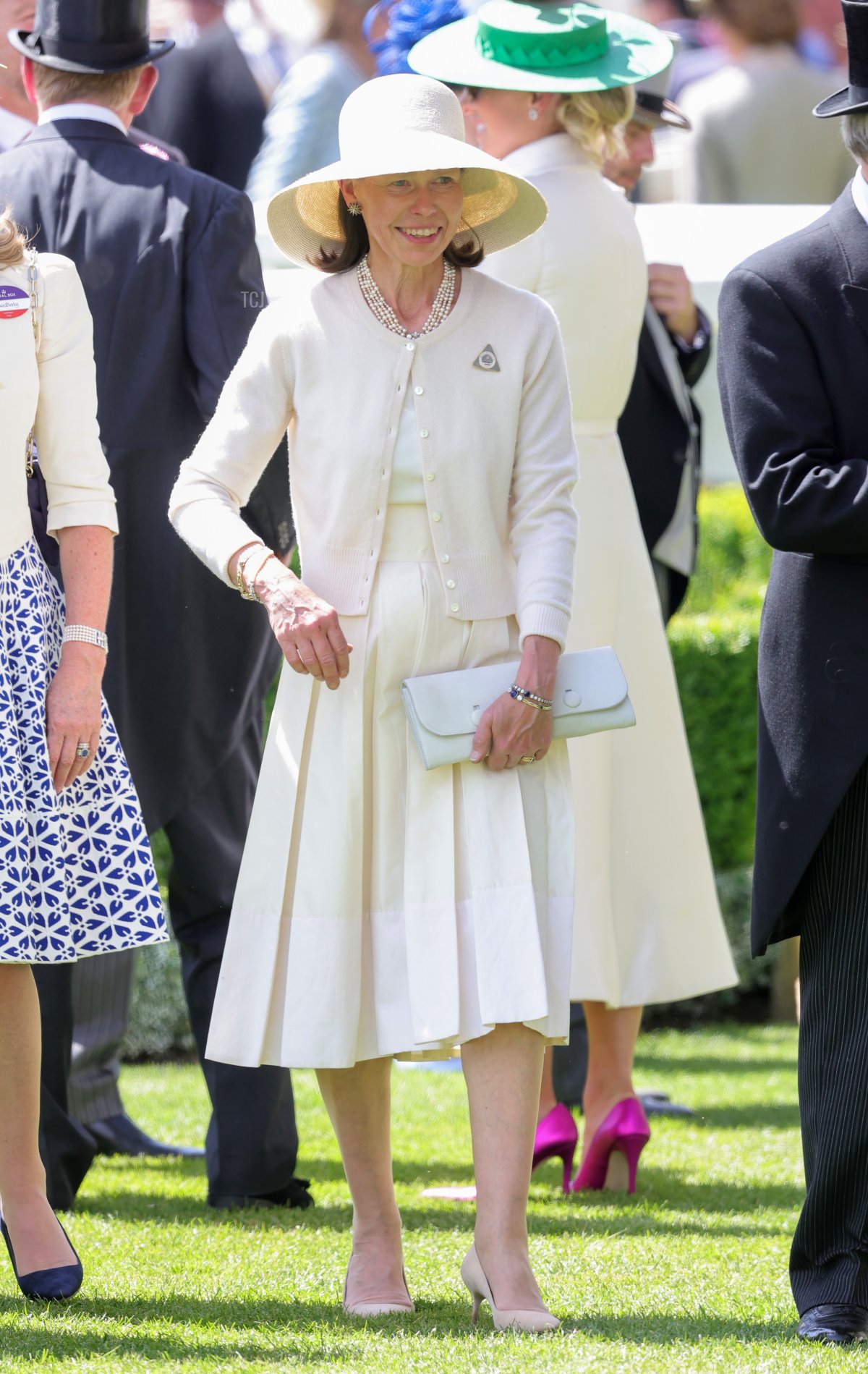 Lady Sarah Chatto sorride nella parata durante Royal Ascot 2022 al sito di Ascot il 16 giugno 2022 in Inghilterra