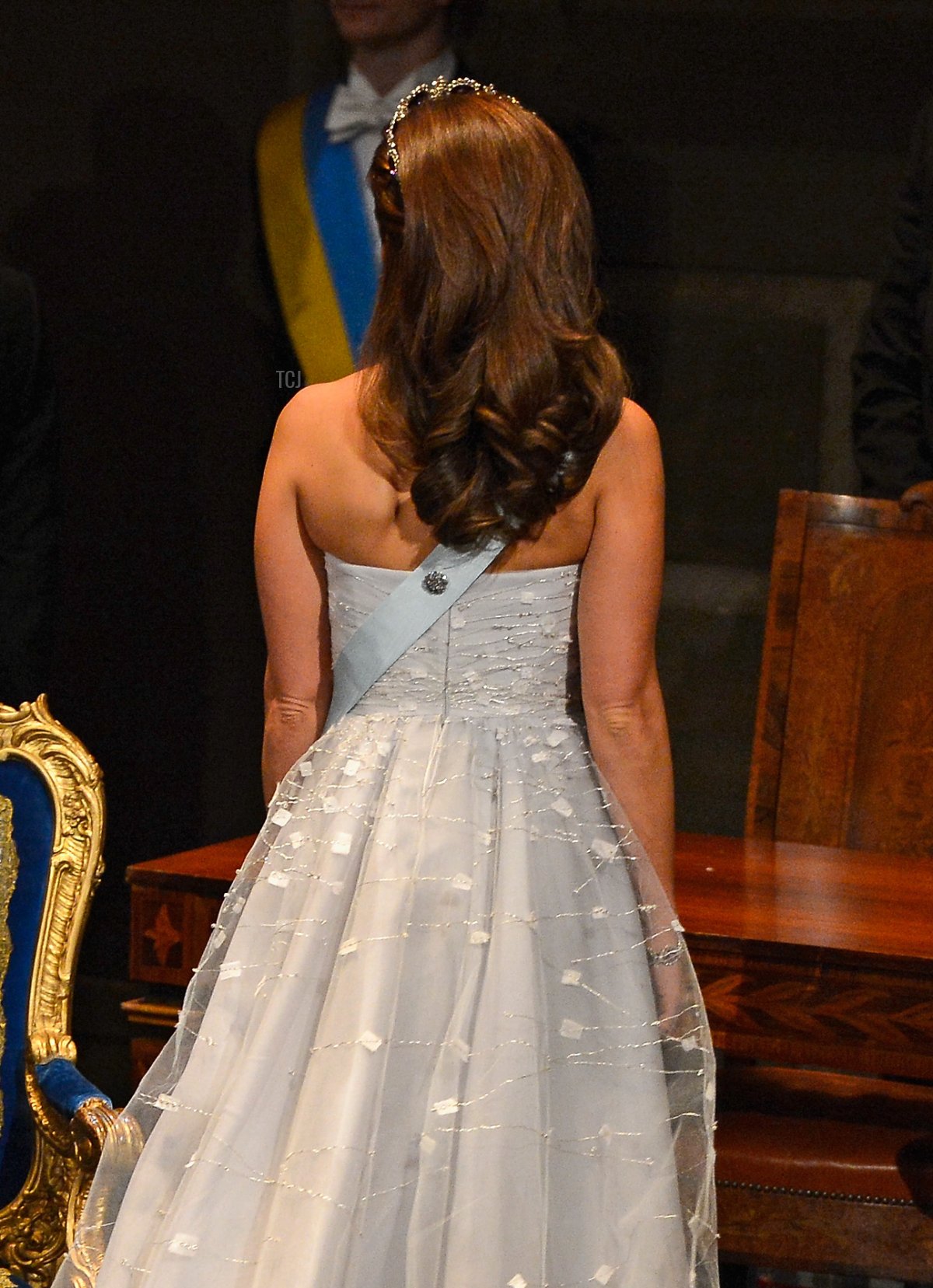 La Principessa Madeleine di Svezia lascia alla fine della Cerimonia del Premio Nobel al Concert Hall il 10 dicembre 2012 a Stoccolma, Svezia