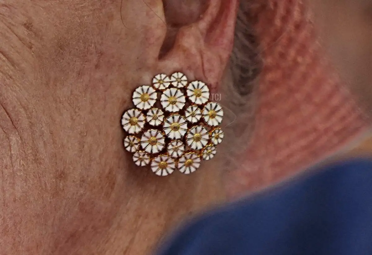 La Regina Margrethe II dal Danimarca durante un evento di inaugurazione