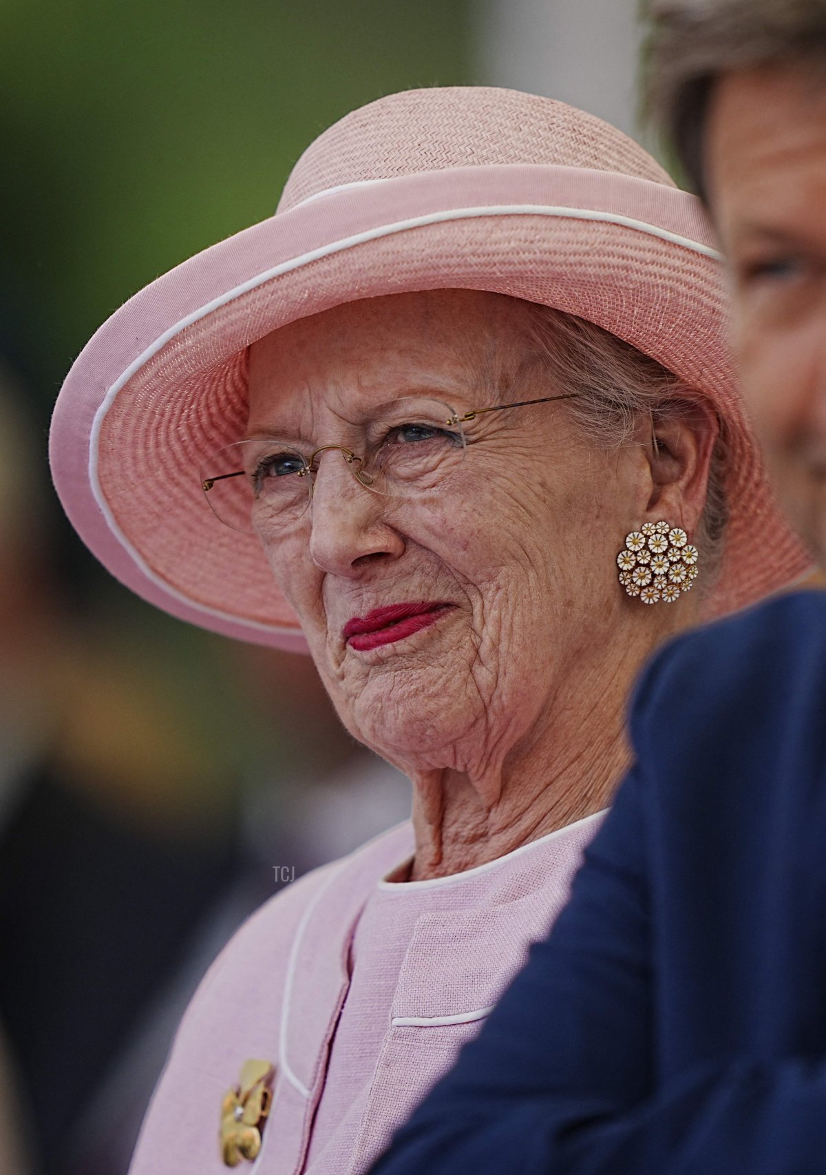 La Regina Margrethe II durante l'inaugurazione del museo danese dei rifugiati FLUGT