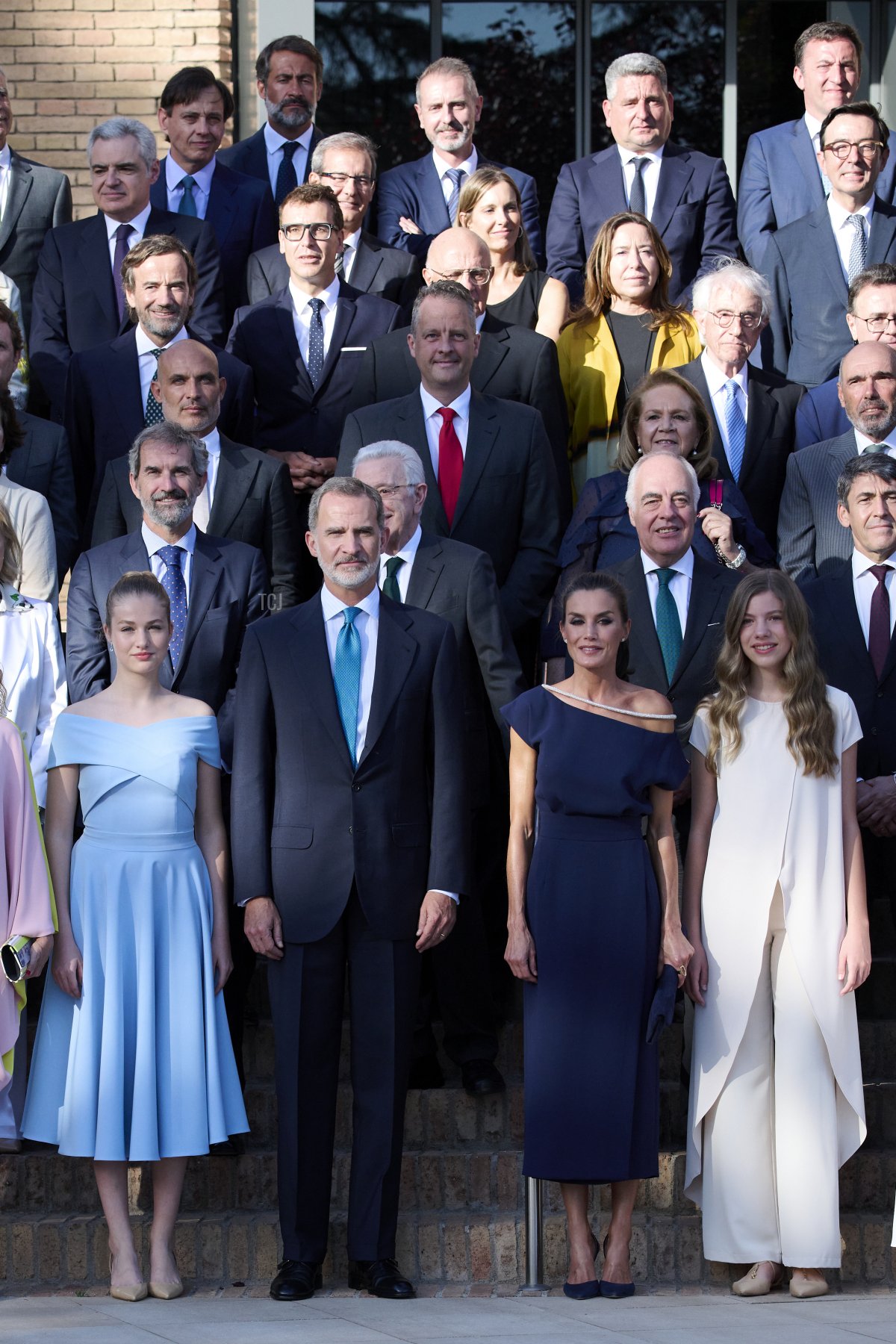 La Principessa Leonor di Spagna, il Re Felipe VI di Spagna, la Regina Letizia di Spagna e la Principessa Sofia di Spagna partecipano ai premi della Fondazione 'Princesa de Girona' 2022 presso la Fondazione Agbar il 4 luglio 2022 a Barcellona, Spagna