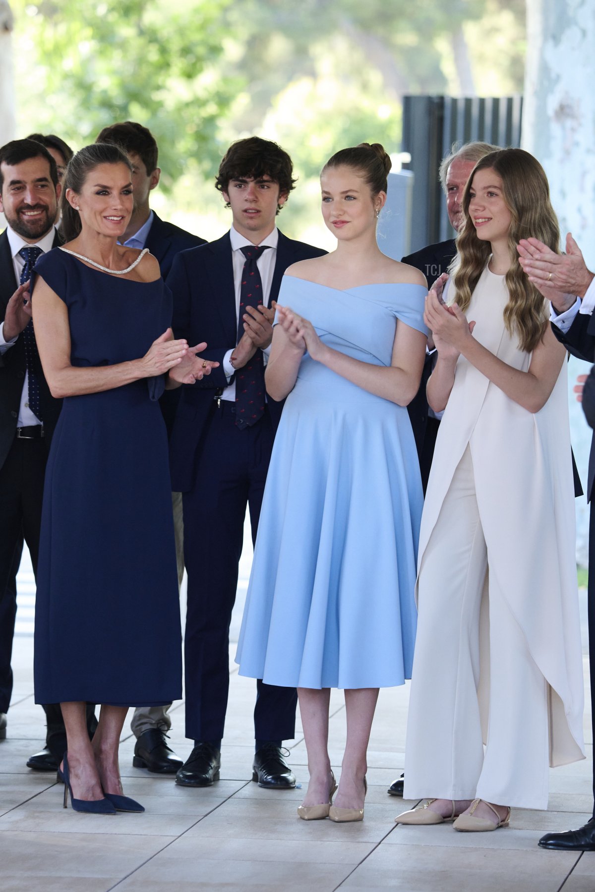 La Regina Letizia di Spagna, la Principessa Leonor di Spagna e la Principessa Sofia di Spagna partecipano ai premi della Fondazione 'Princesa de Girona' 2022 presso la Fondazione Agbar il 4 luglio 2022 a Barcellona, Spagna