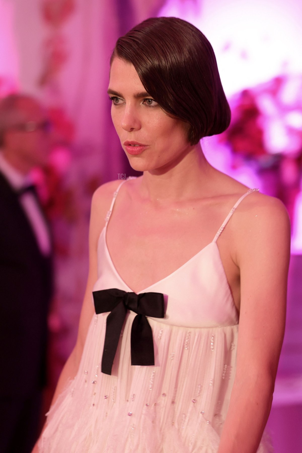 Charlotte Casiraghi partecipa al 'Bal de la Rose' (Bal Rose), a Monaco, l'8 luglio 2022