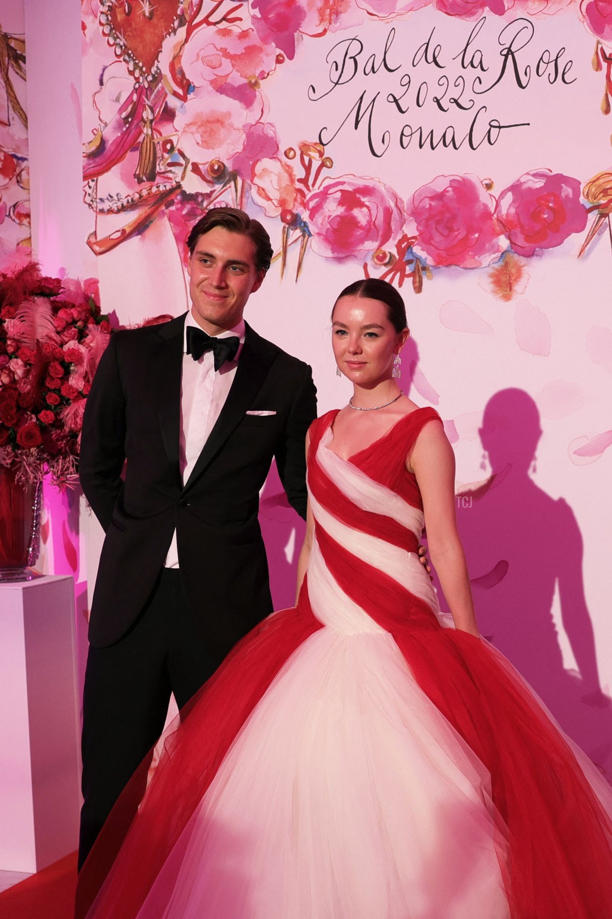 Alexandra di Hannover, quarta figlia della Principessa Caroline di Monaco, posando per una photocall durante il 'Bal de la Rose' (Bal Rose), a Monaco, l'8 luglio 2022