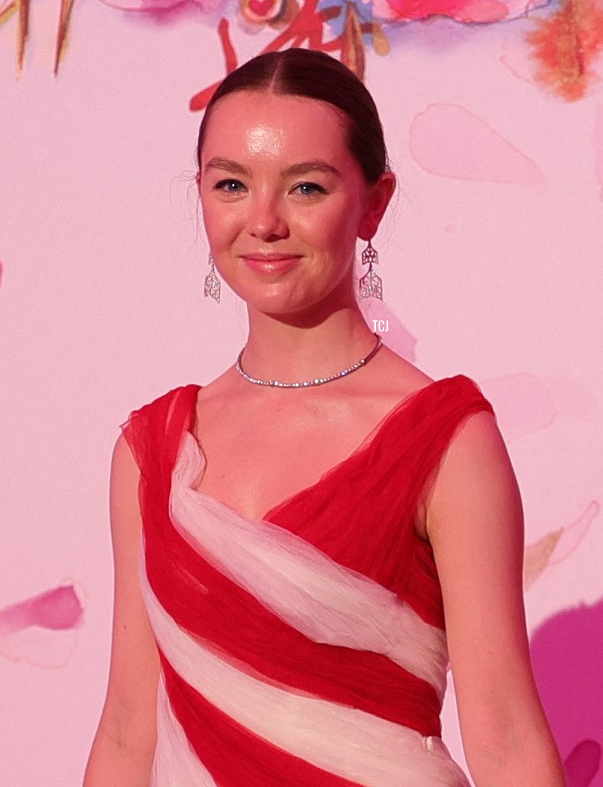 Alexandra di Hannover, quarta figlia della Principessa Caroline di Monaco, posando per una photocall durante il 'Bal de la Rose' (Bal Rose), a Monaco, l'8 luglio 2022