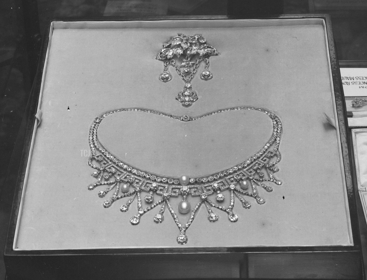 Il collier regalato dal Duca di York a Lady Elizabeth il 23 aprile 1923