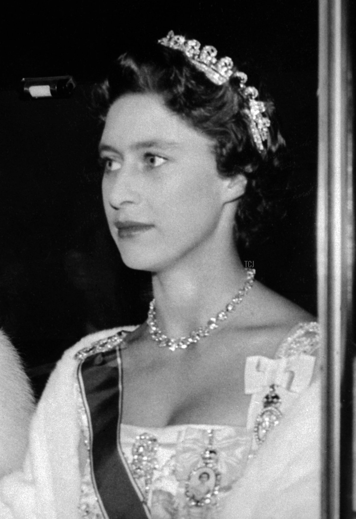 Immagine scattata probabilmente negli anni '50 a Londra della Principessa Margaret, giovane sorella della futura Regina britannica Elisabetta II