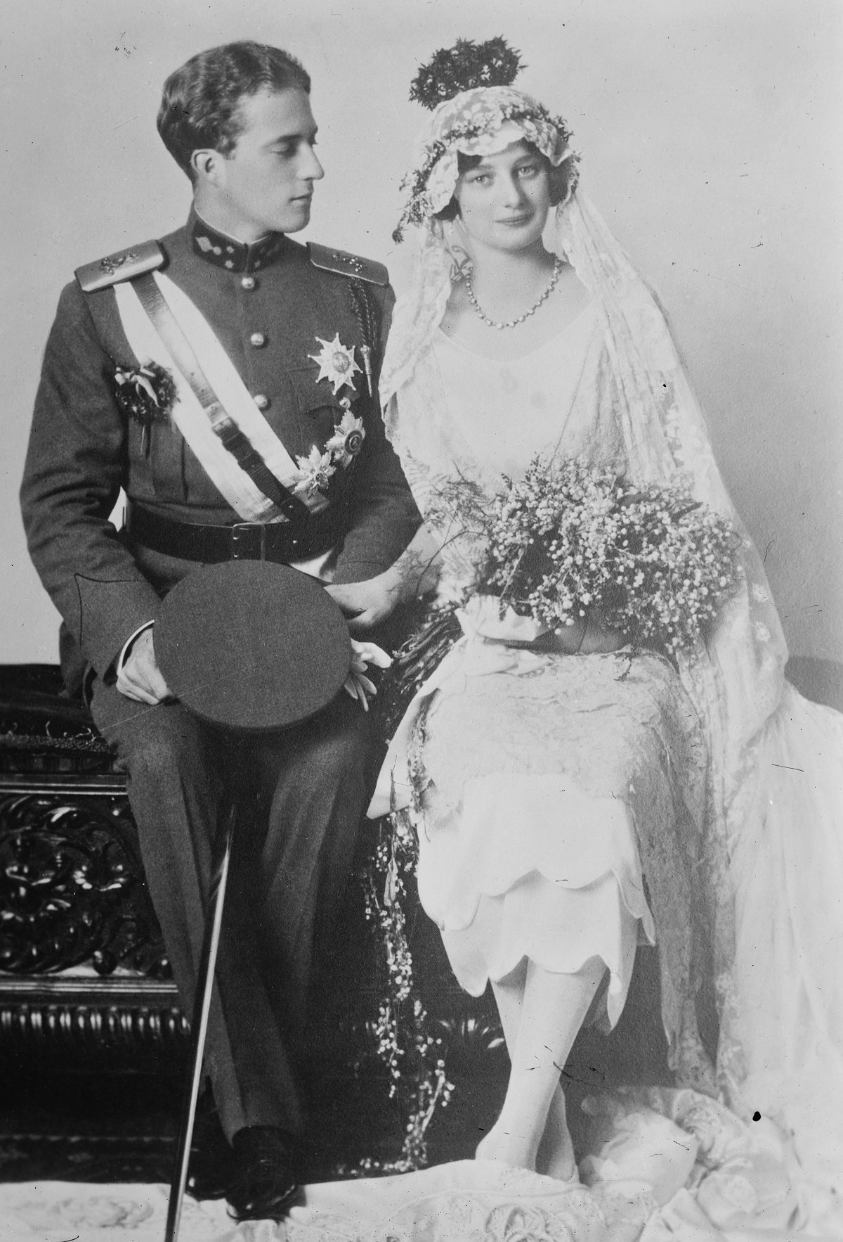 Ritratto di matrimonio di re Leopoldo III e della regina Astrid del Belgio, 1926