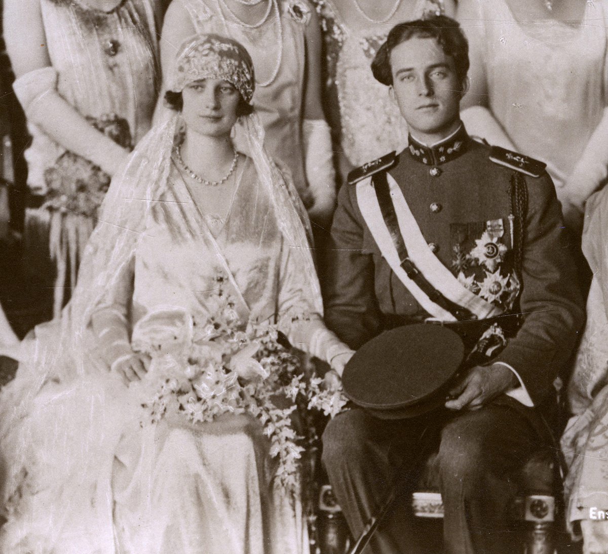 Ritratto di matrimonio di re Leopoldo III e della regina Astrid del Belgio, 1926