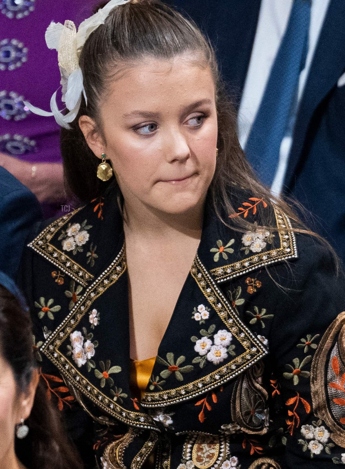 Il Principe Christian, la Principessa Isabella, il Principe Vincent e la Principessa Josephine assistono a un servizio per segnare il 50° anniversario dell'accesso al trono della Regina Margherita II di Danimarca, presso la Cattedrale di Copenaghen, l'11 settembre 2022