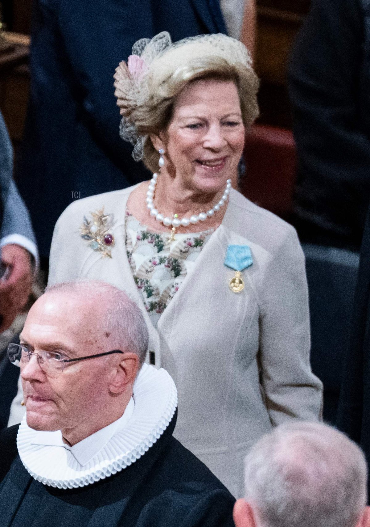 La Principessa Benedikte di Danimarca e la Regina Anna Maria di Grecia assistono a un servizio per segnare il 50° anniversario dell'accesso al trono della Regina Margherita II di Danimarca, presso la Cattedrale di Copenaghen, l'11 settembre 2022