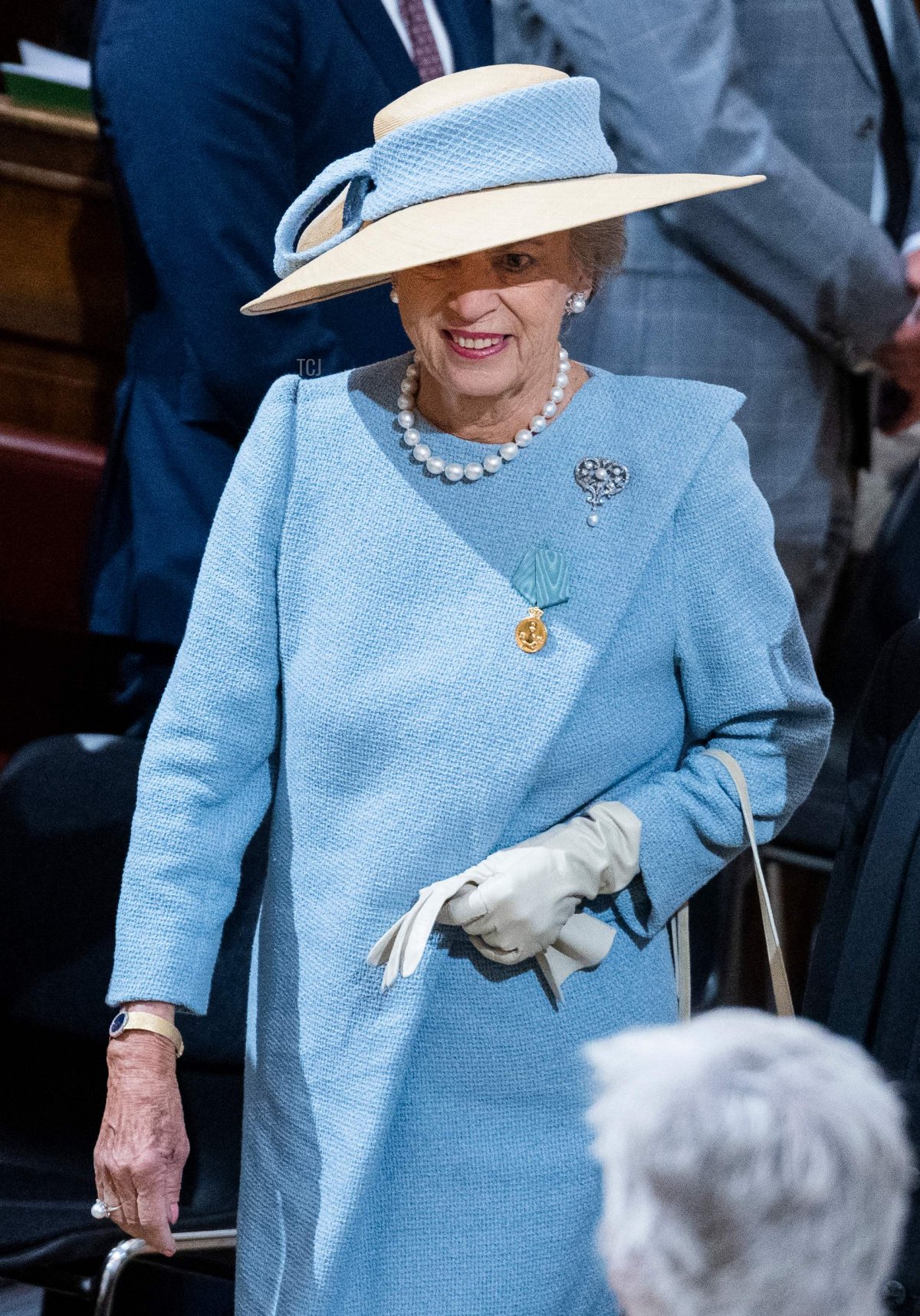 La Principessa Benedikte di Danimarca e la Regina Anna Maria di Grecia partecipano a un servizio per segnare il 50° anniversario dell'accesso al trono della Regina Margherita II di Danimarca, presso la Cattedrale di Copenaghen, l'11 settembre 2022