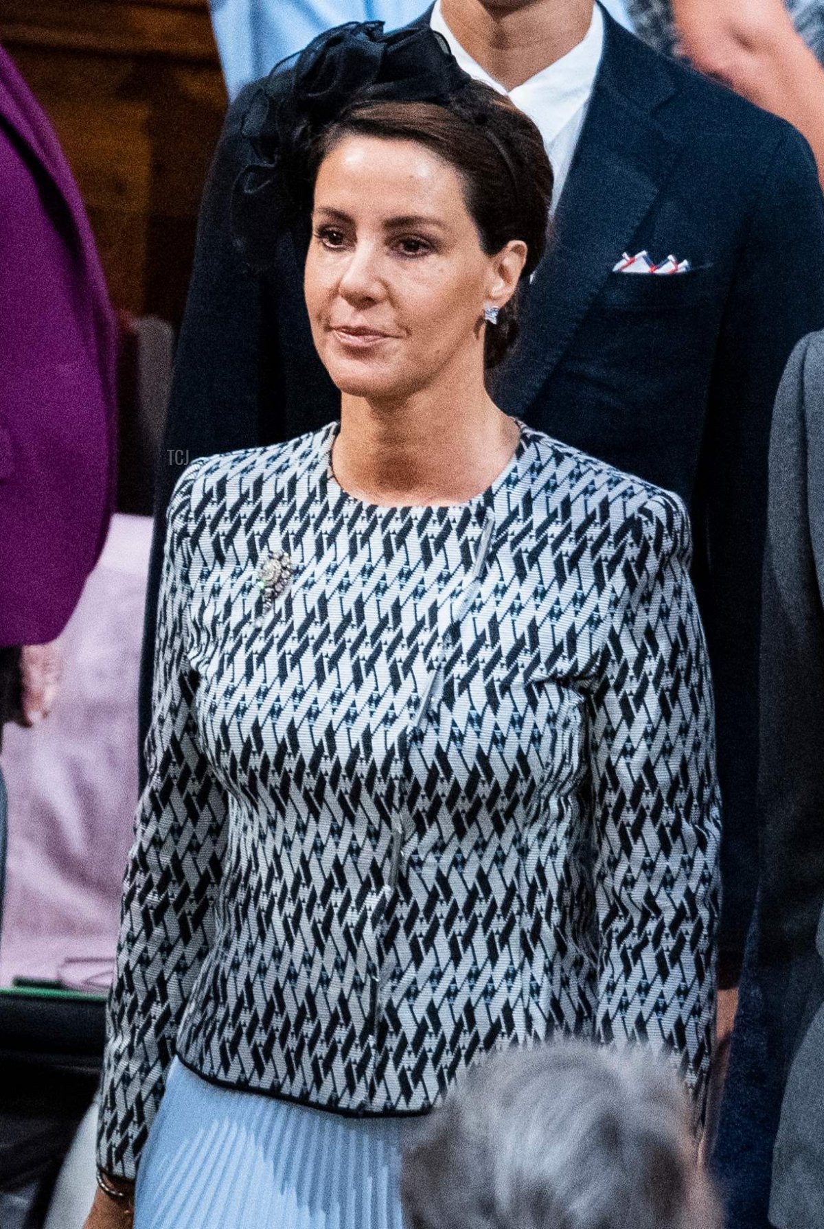 La Principessa Marie, il Principe Joachim e il Principe Henrik assistono a un servizio per segnare il 50° anniversario dell'accesso al trono della Regina Margherita II di Danimarca, presso la Cattedrale di Copenaghen, l'11 settembre 2022