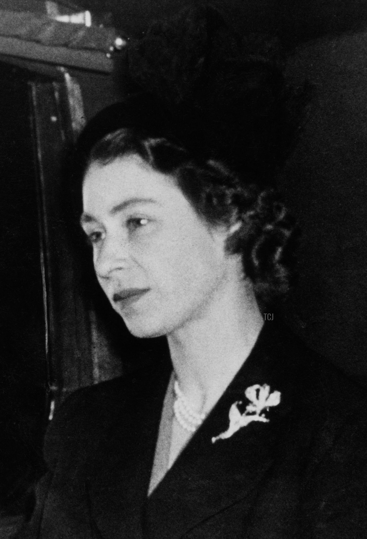 Foto scattata il 7 febbraio 1952 che mostra la Regina Elisabetta II a Londra