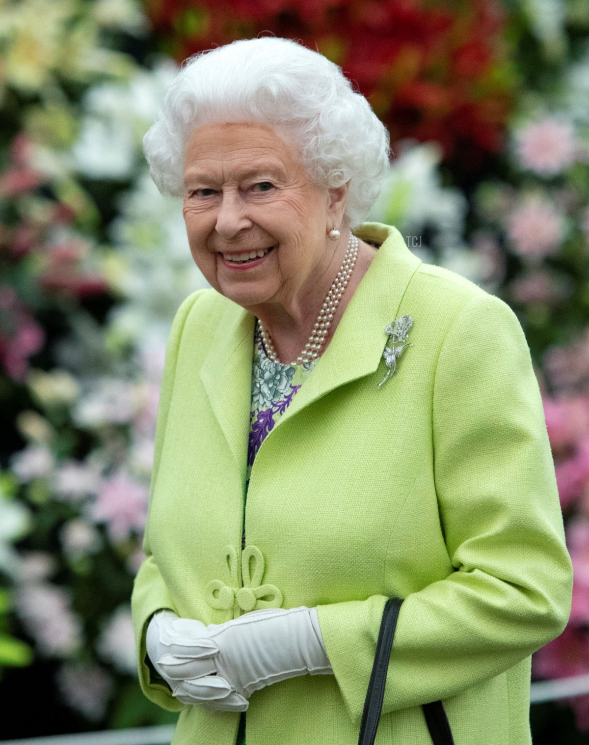 La Regina Elisabetta II visita il Chelsea Flower Show 2019 a Londra il 20 maggio 2019